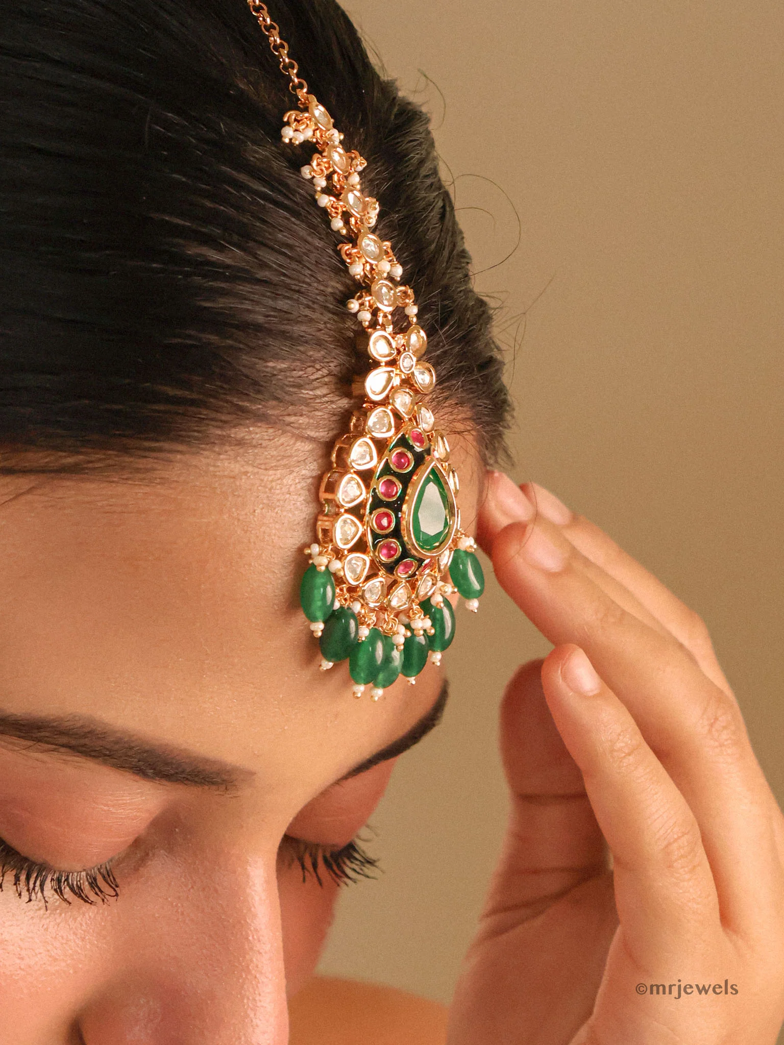 Emerald Royale Polki Set - Image 4