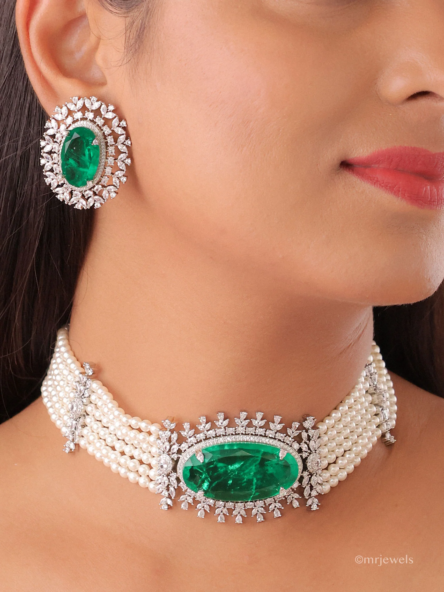 Empress Verde Royale Choker Set