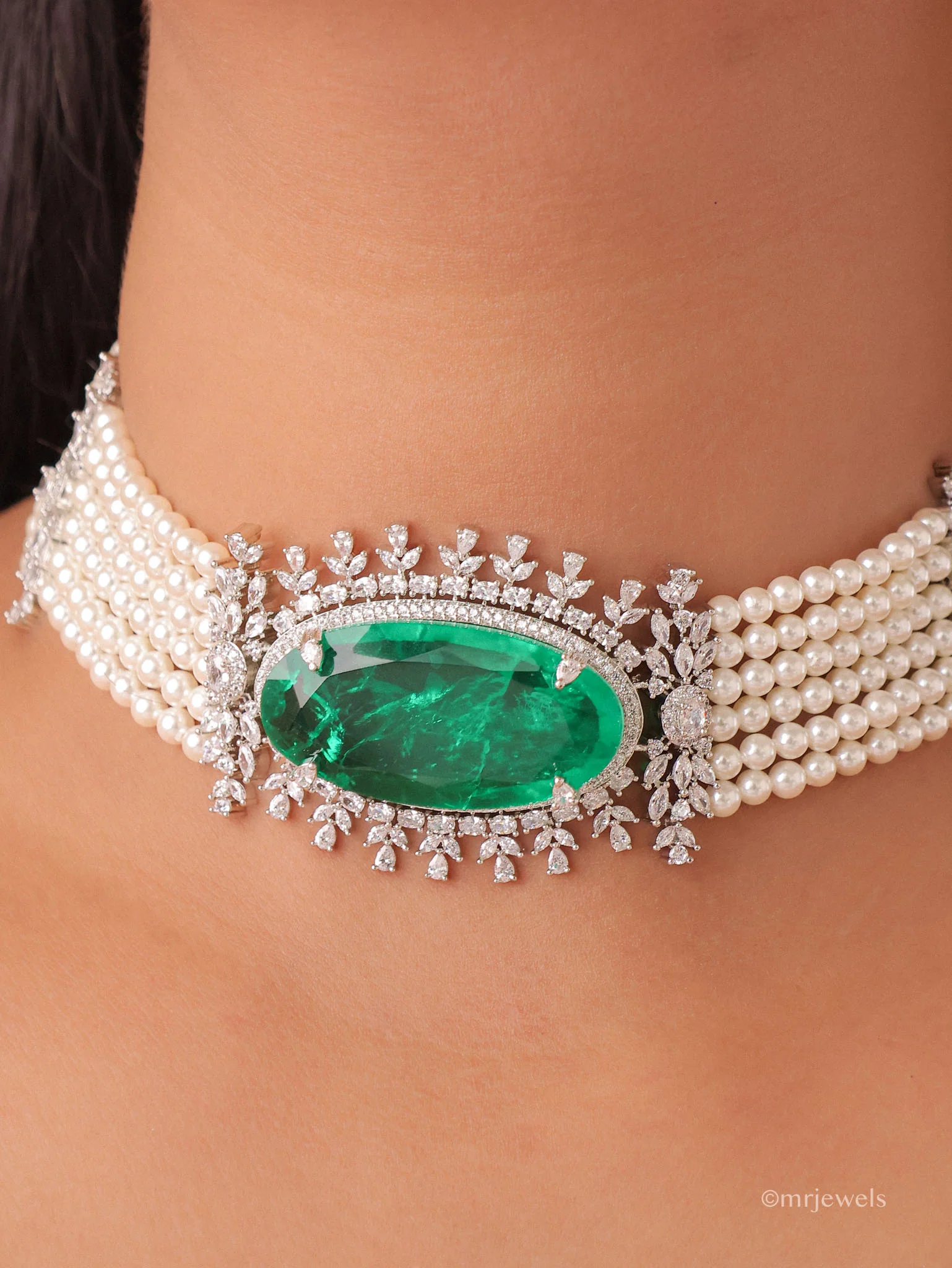 Empress Verde Royale Choker Set - Image 2