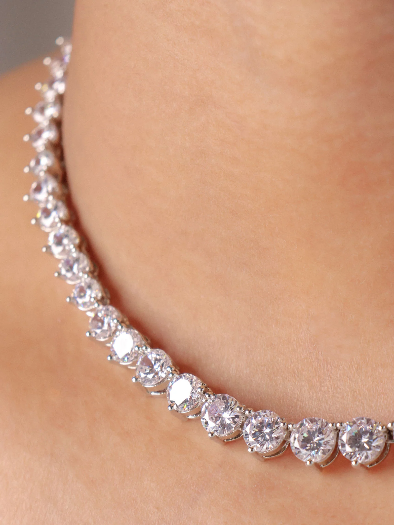 Eternal Spark Tennis Necklace Set - Image 2