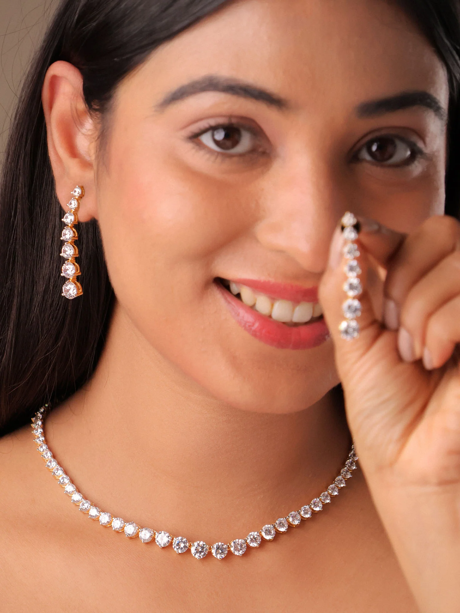 Eternal Spark Tennis Necklace Set - Image 4