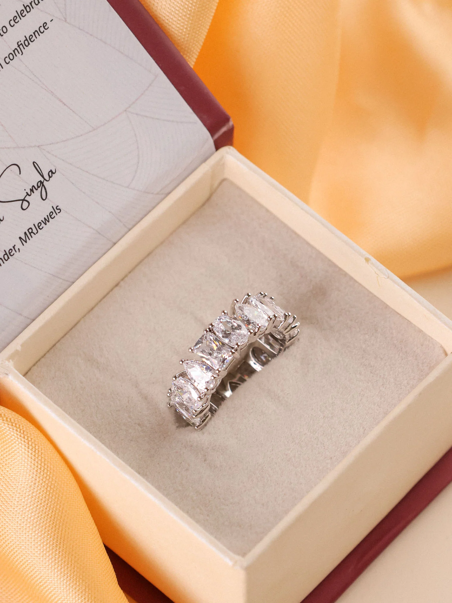 Eternity Solitaire-Cut Diamond Ring - Image 2