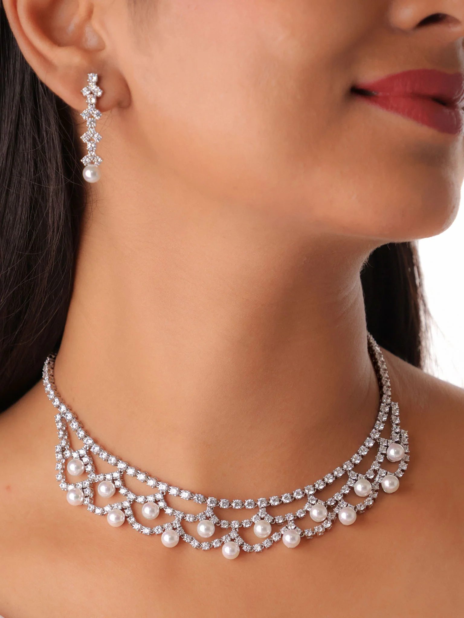 Étoile Pearl Sparkle Necklace Set