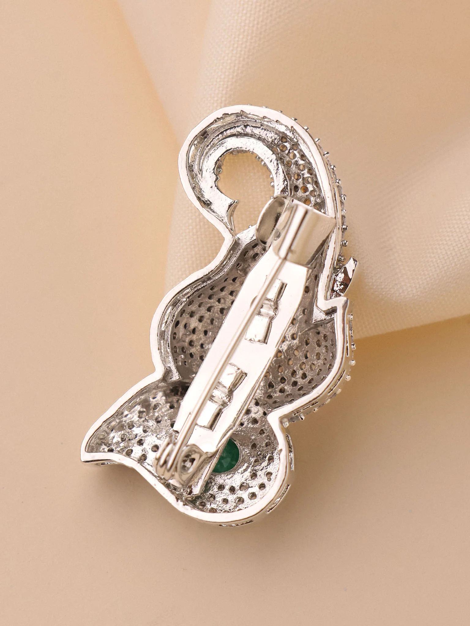 Gaja Noor Collar Buttons (Set of 2) — Silver & Gold Pair - Image 6
