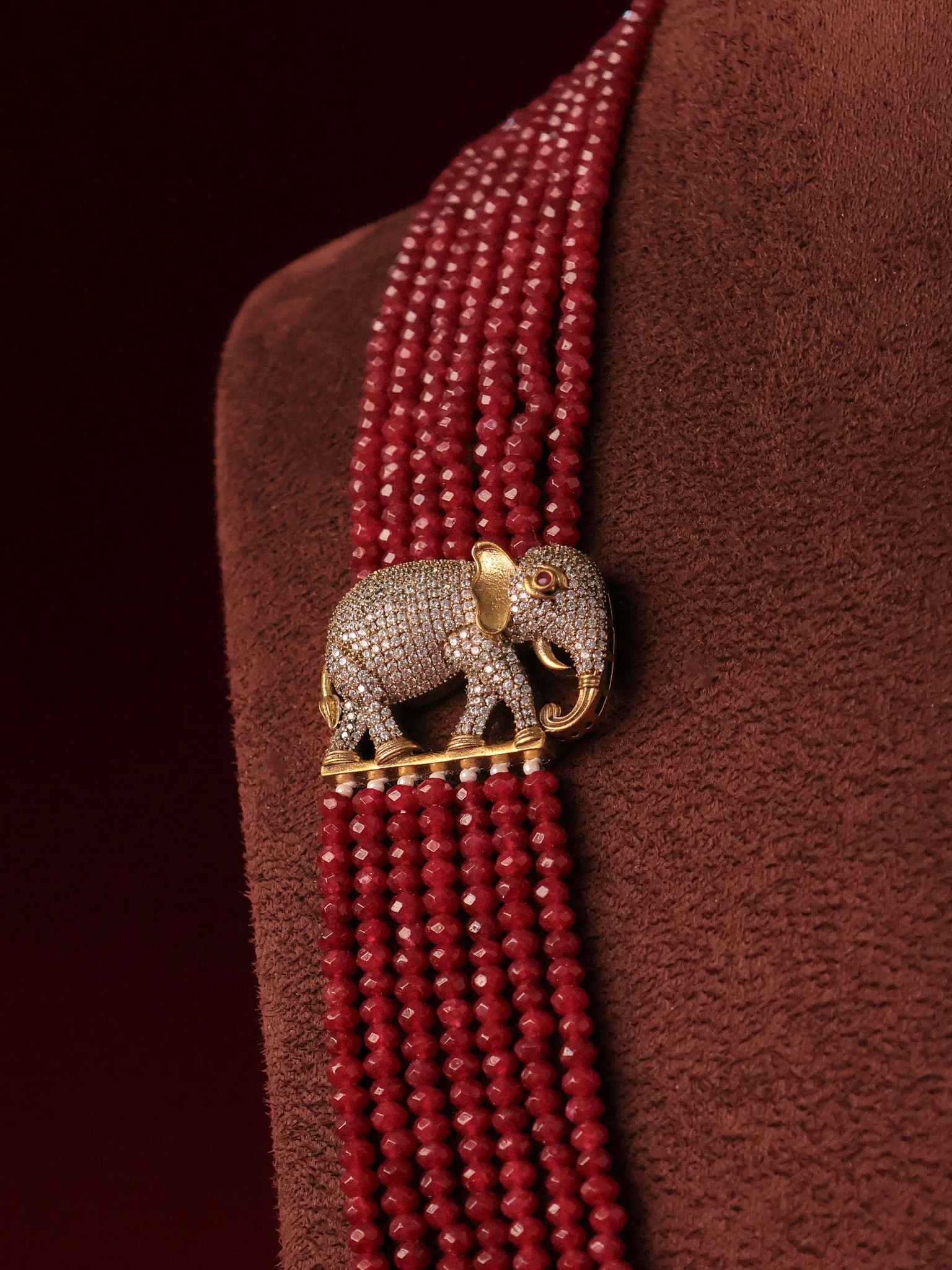 Gajraj Heritage Bead Haar - Image 4
