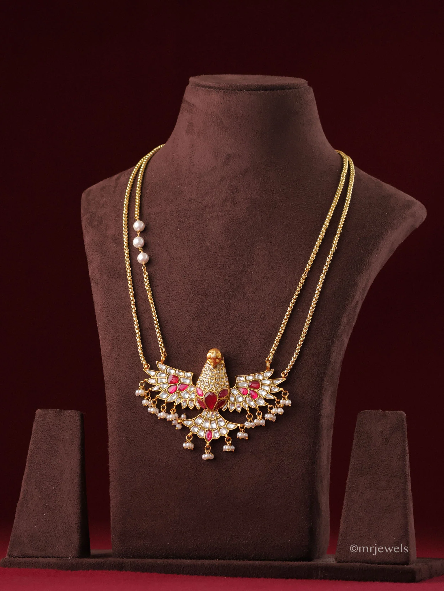 Garuda Eagle Jadau Necklace