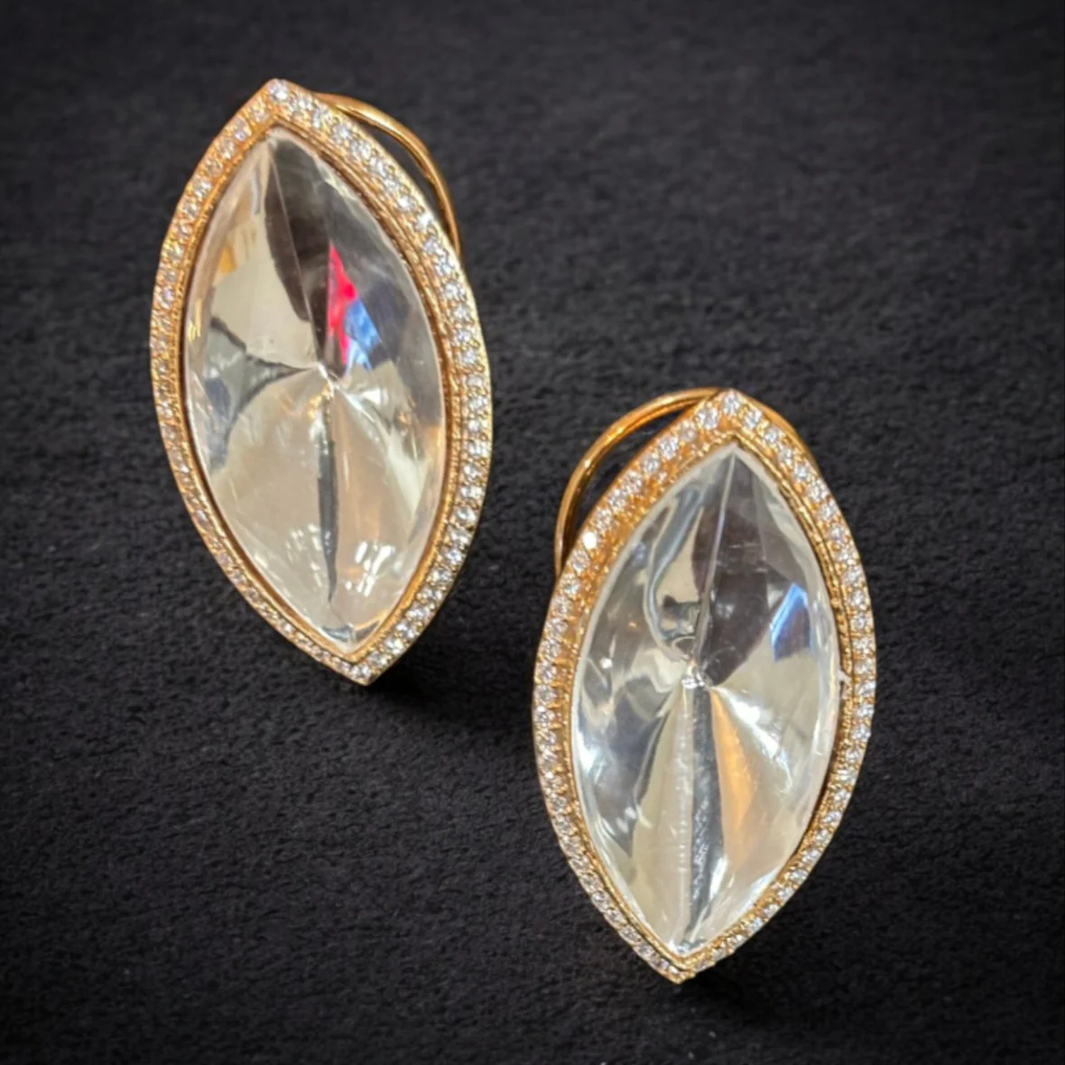 Uncut Polki studs - Image 4