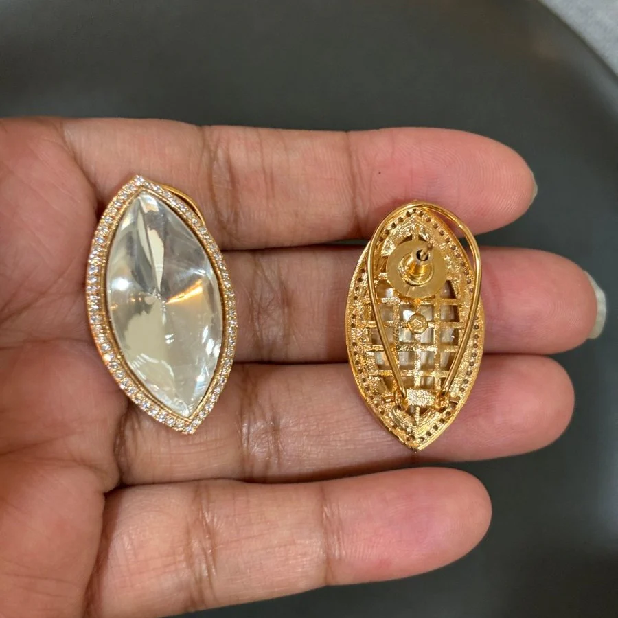 Uncut Polki studs - Image 5