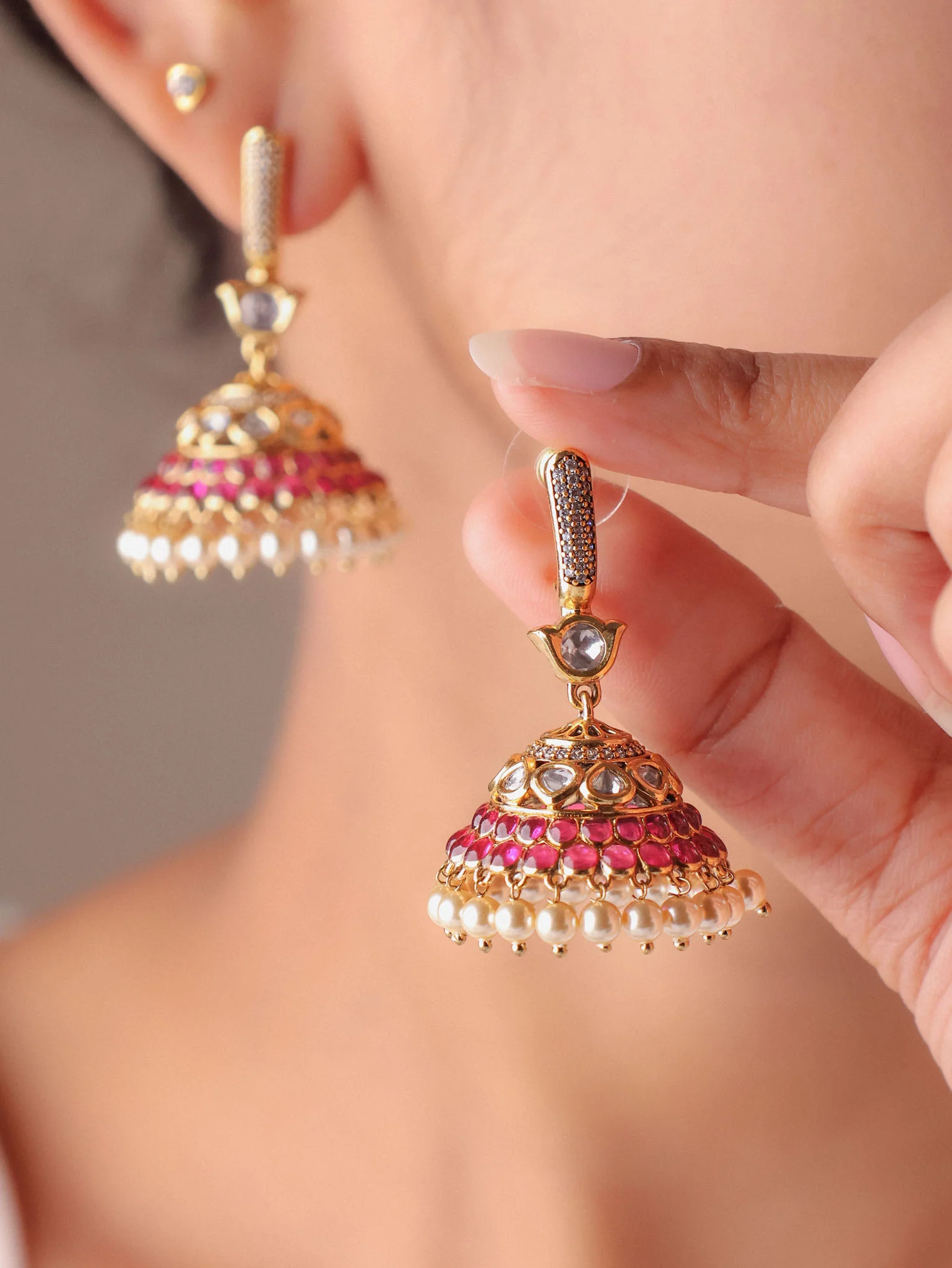 Gulnaar Jhumka Drops - Image 2
