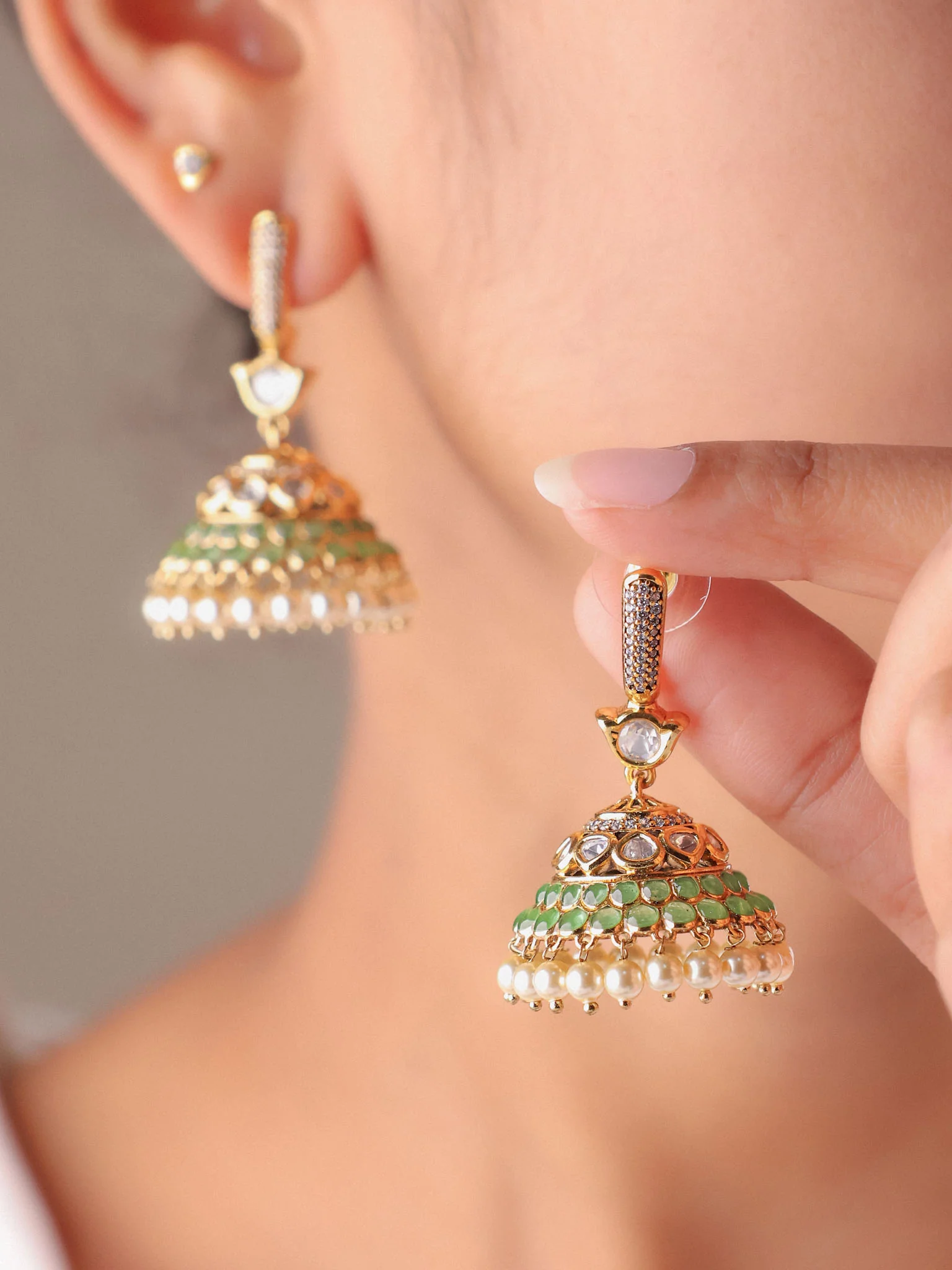 Gulnaar Jhumka Drops - Image 3