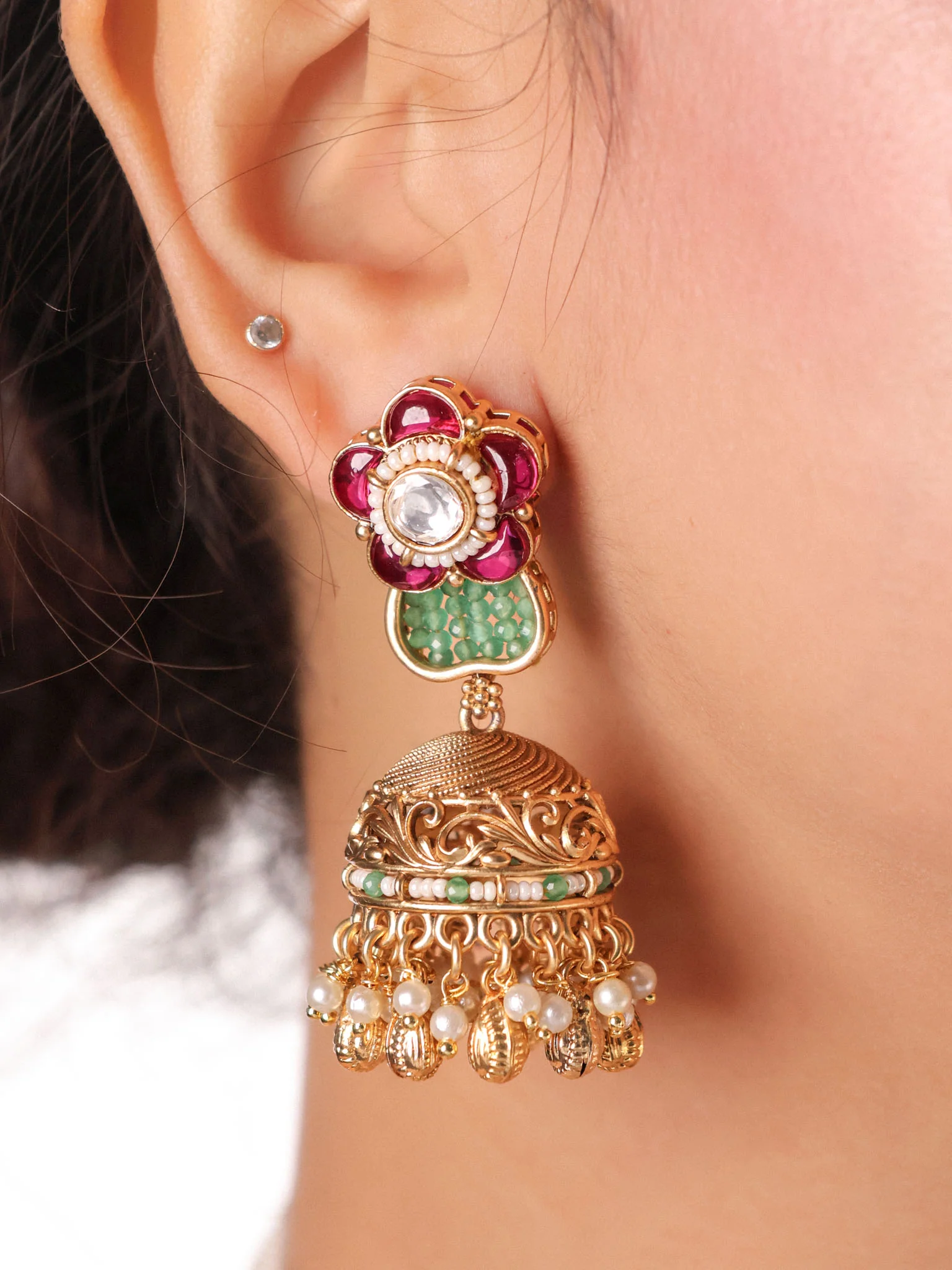 Gulnaar Riwaayat Kundan Choker Set - Image 3