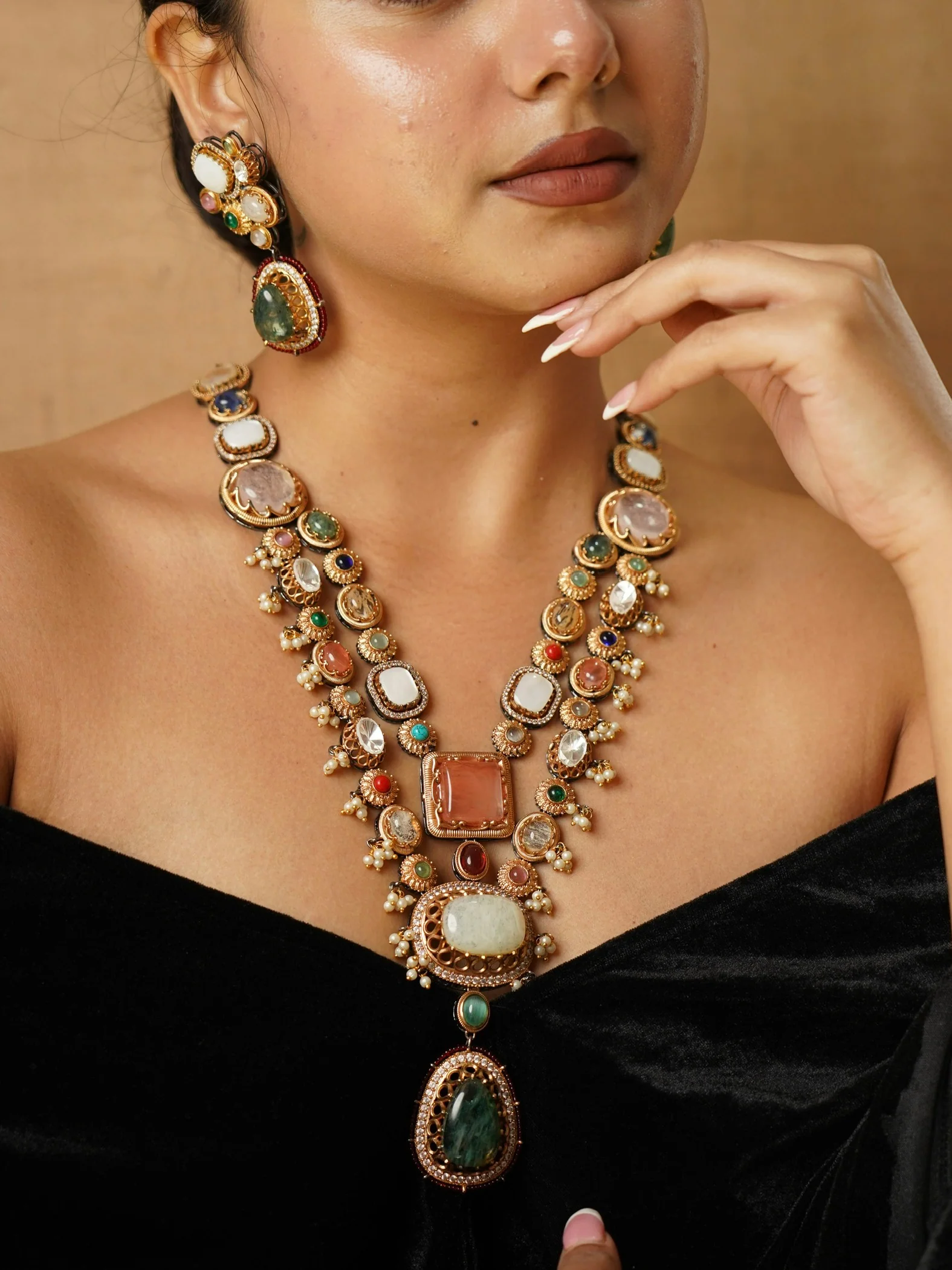 Gulnaaz Victorian Sabya-Inspired Couture Heritage Set