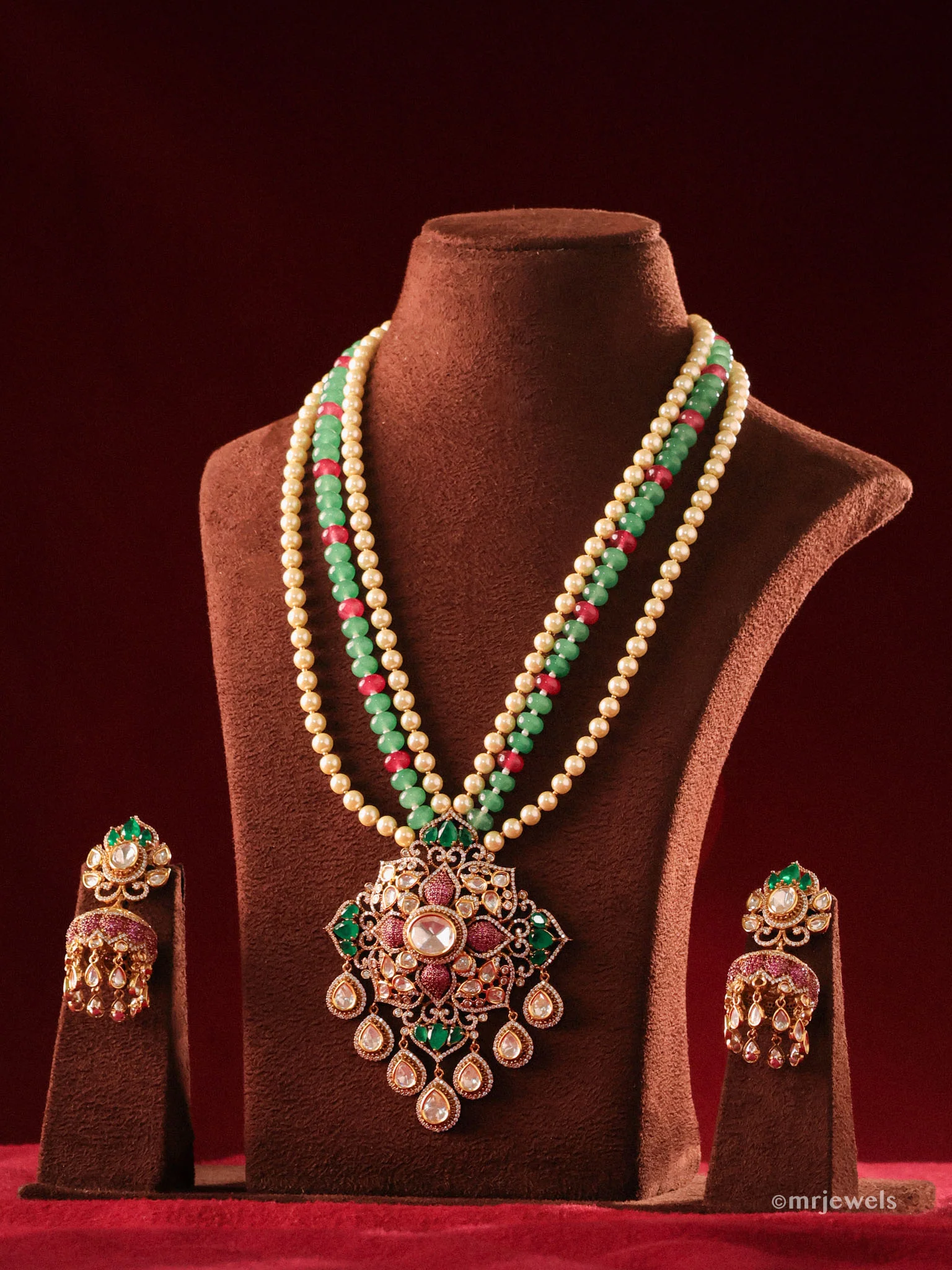 Heritage Ruby Studded Designer Necklace
