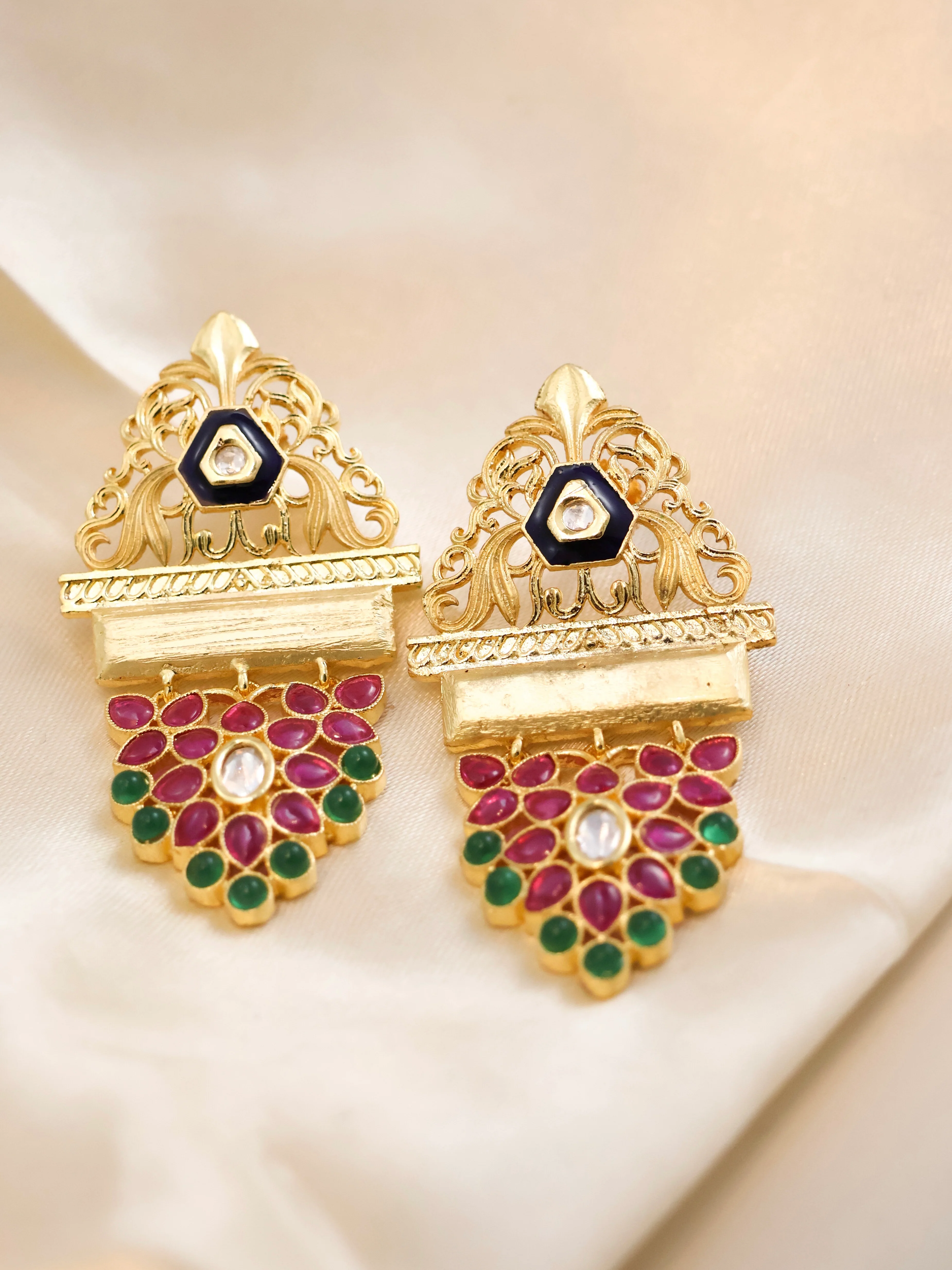 Amarpali Inspired Indo Western Earrings - Image 3