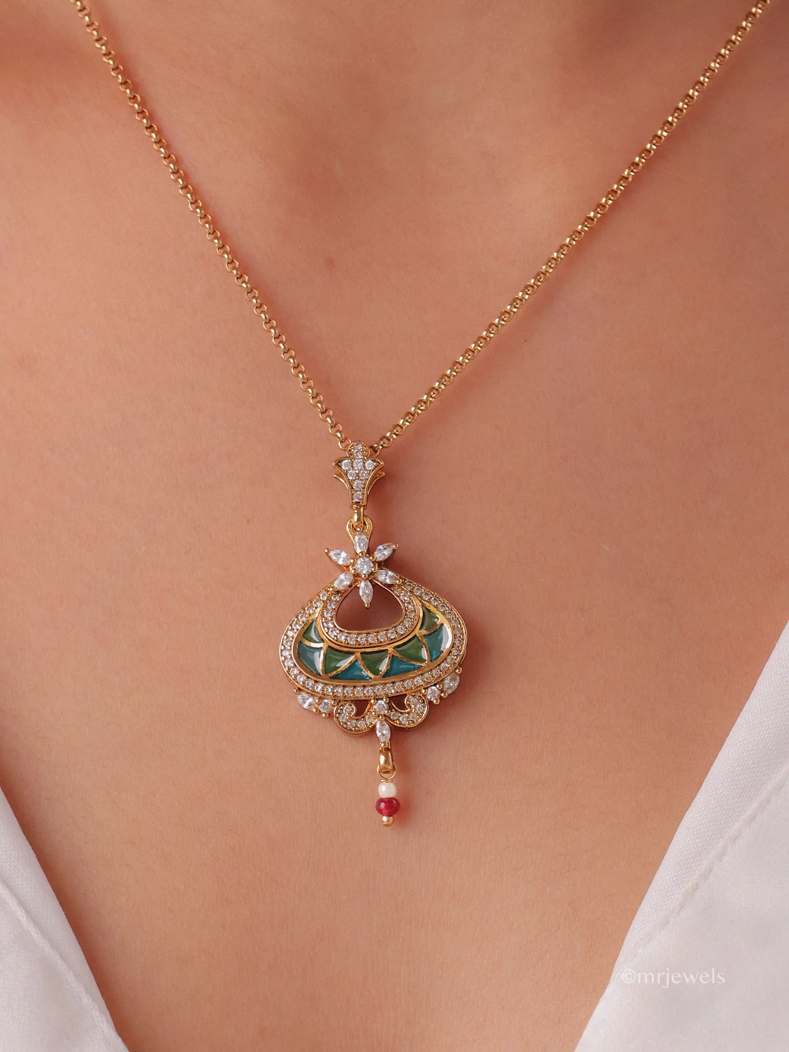 Jharokha Pendant Set - Image 2