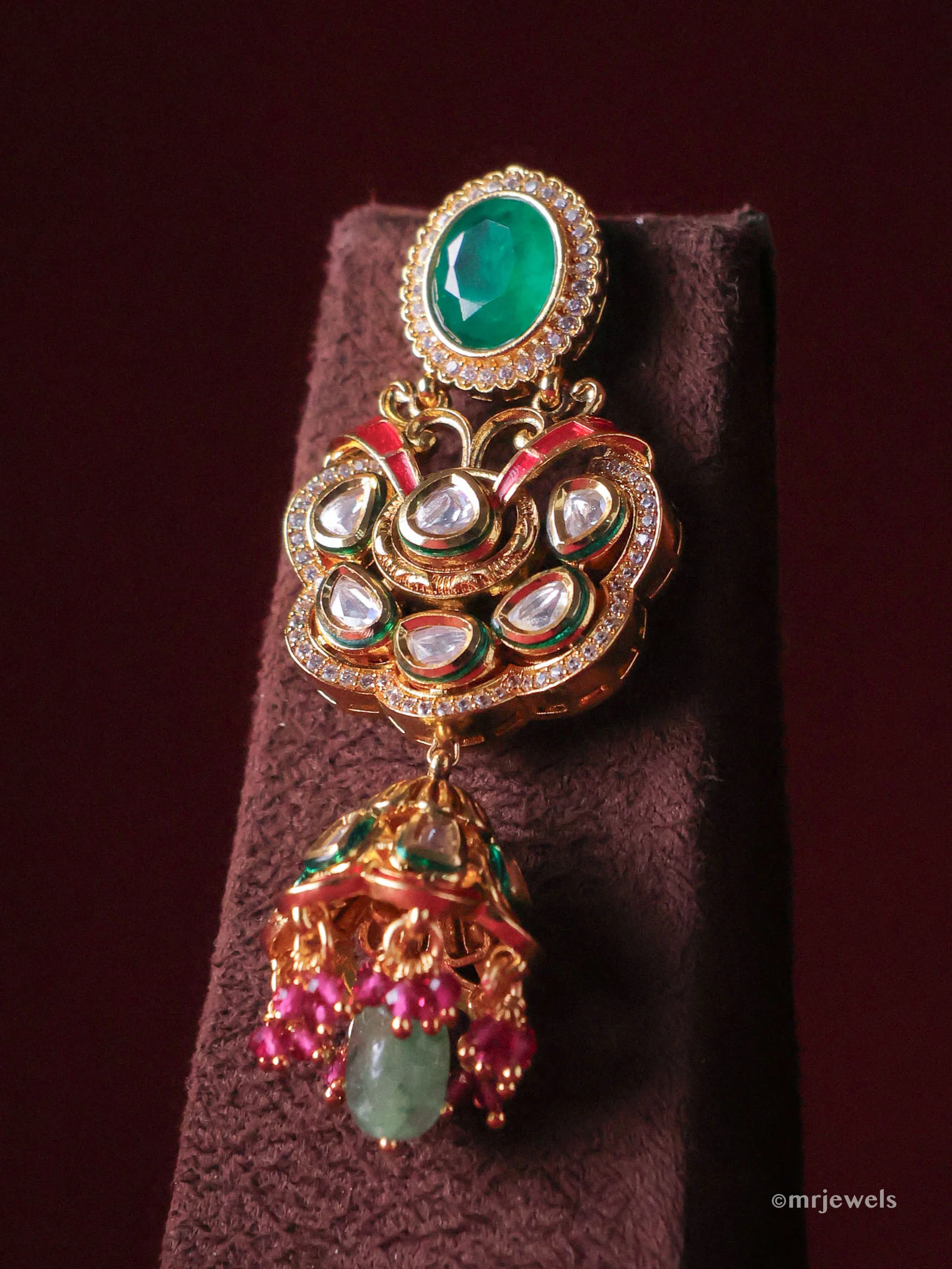 Jodhpur Royale Chand Polki Set - Image 3