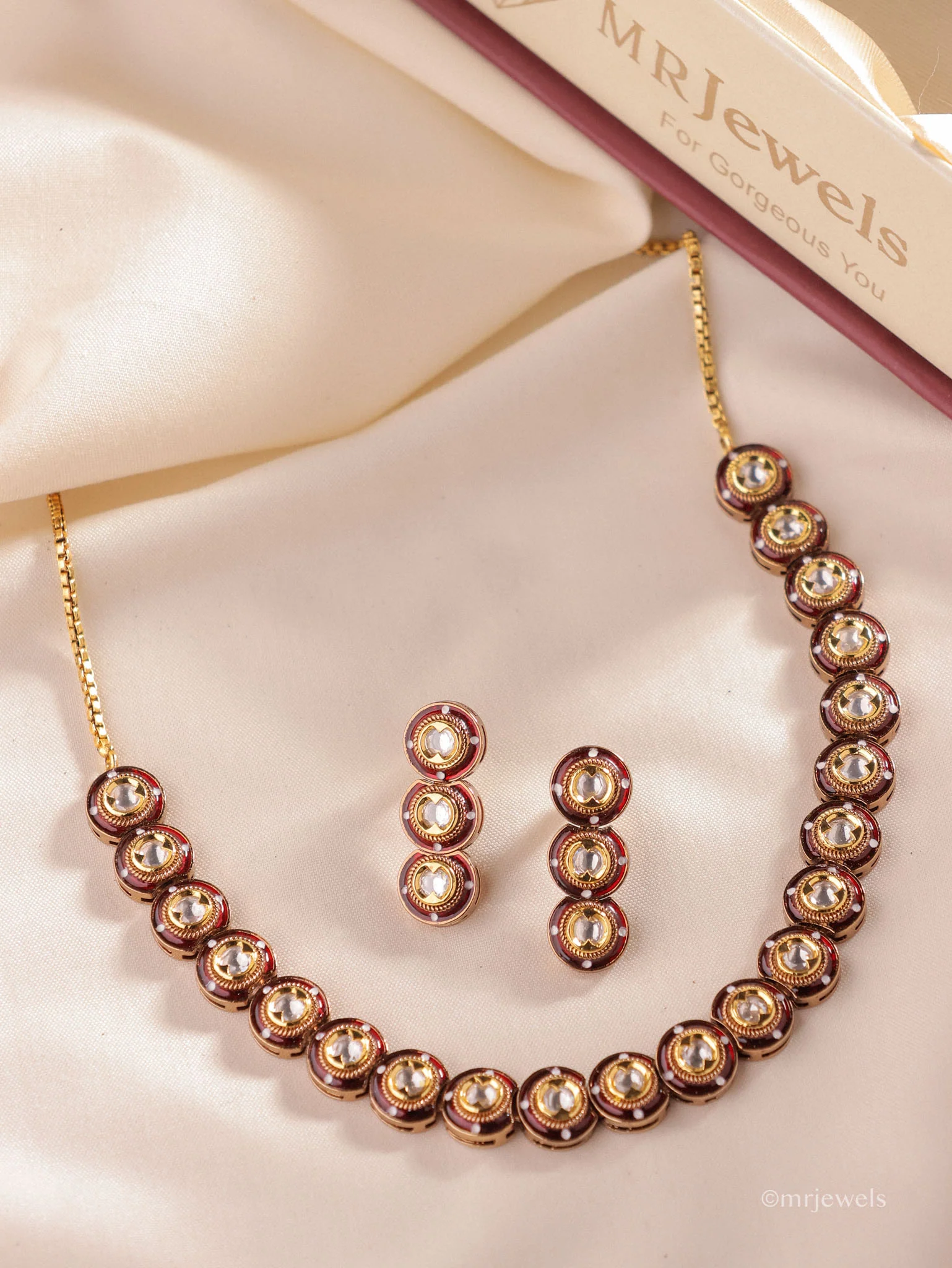 Kavisha Polki Necklace Set