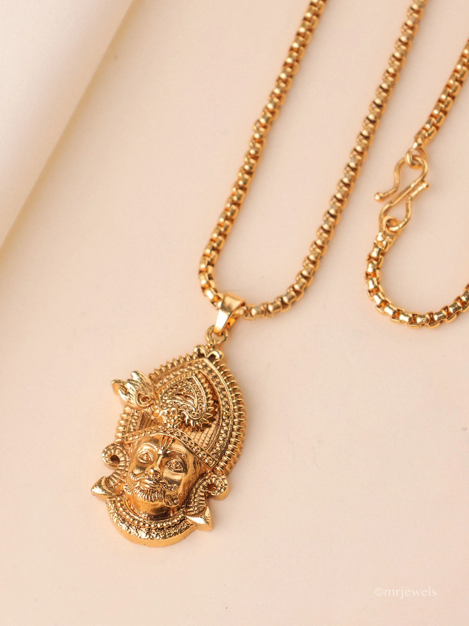 Kubera Antique Temple Pendant
