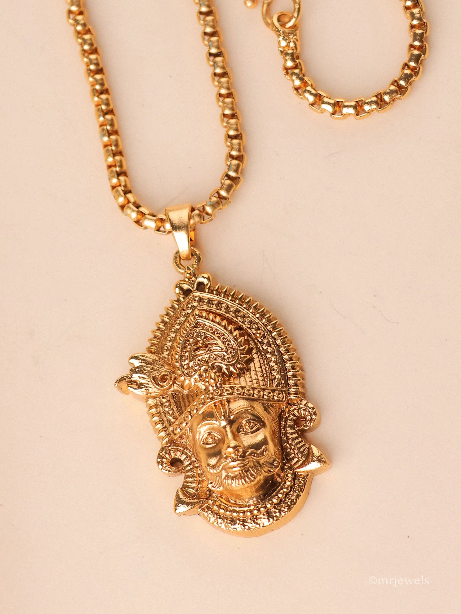 Kubera Antique Temple Pendant - Image 2
