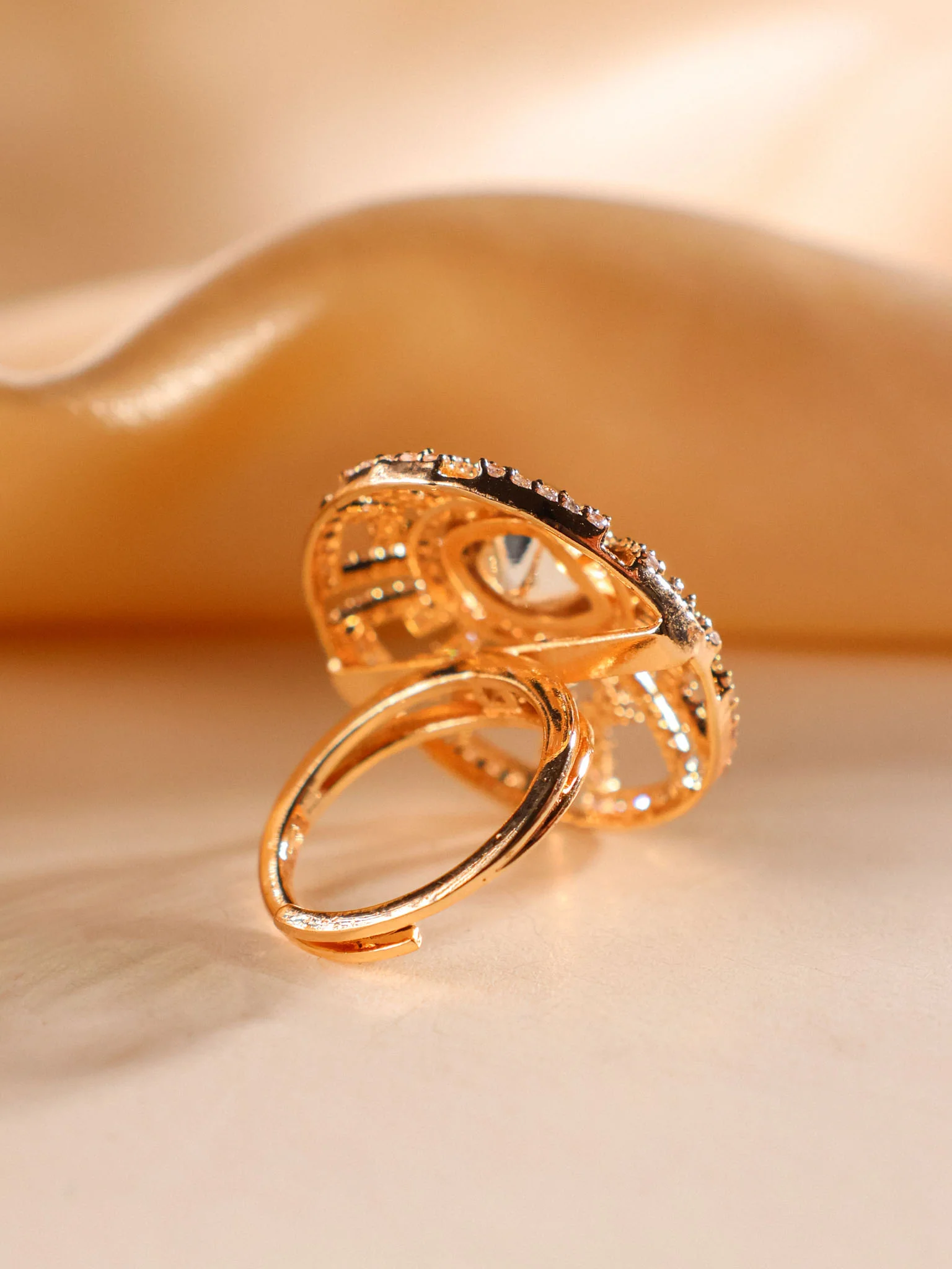 Kundan Statement Ring - Image 3