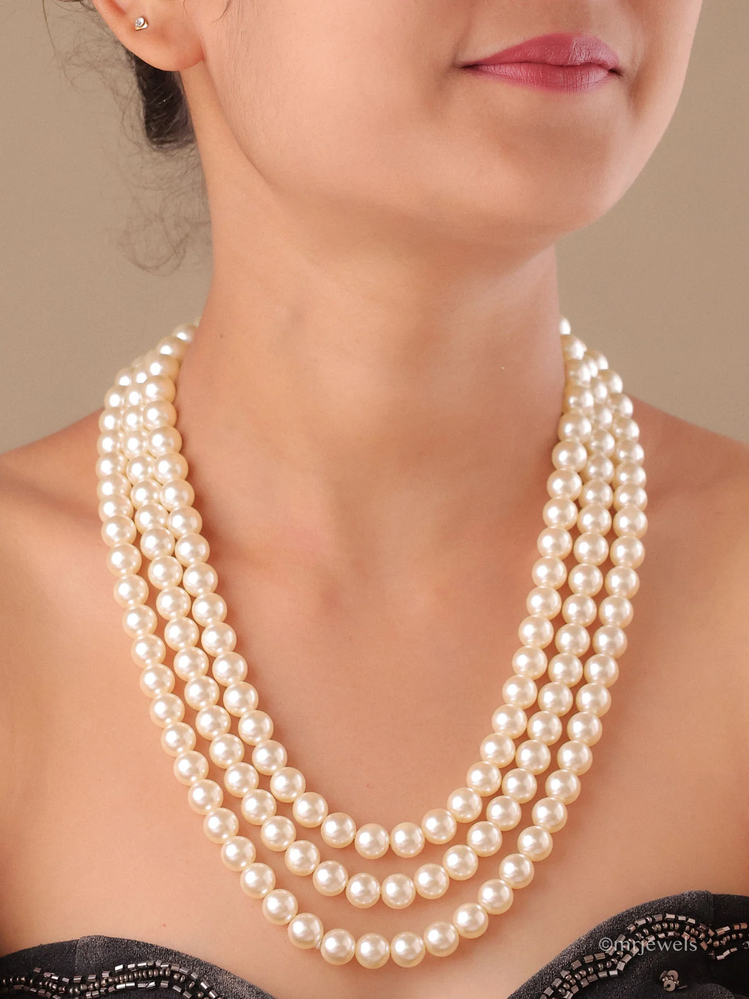 Layered Pearl Necklace