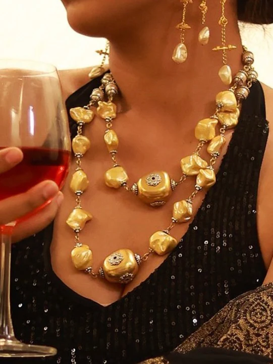Luxe Baroque Statement Pearl Set - Image 4