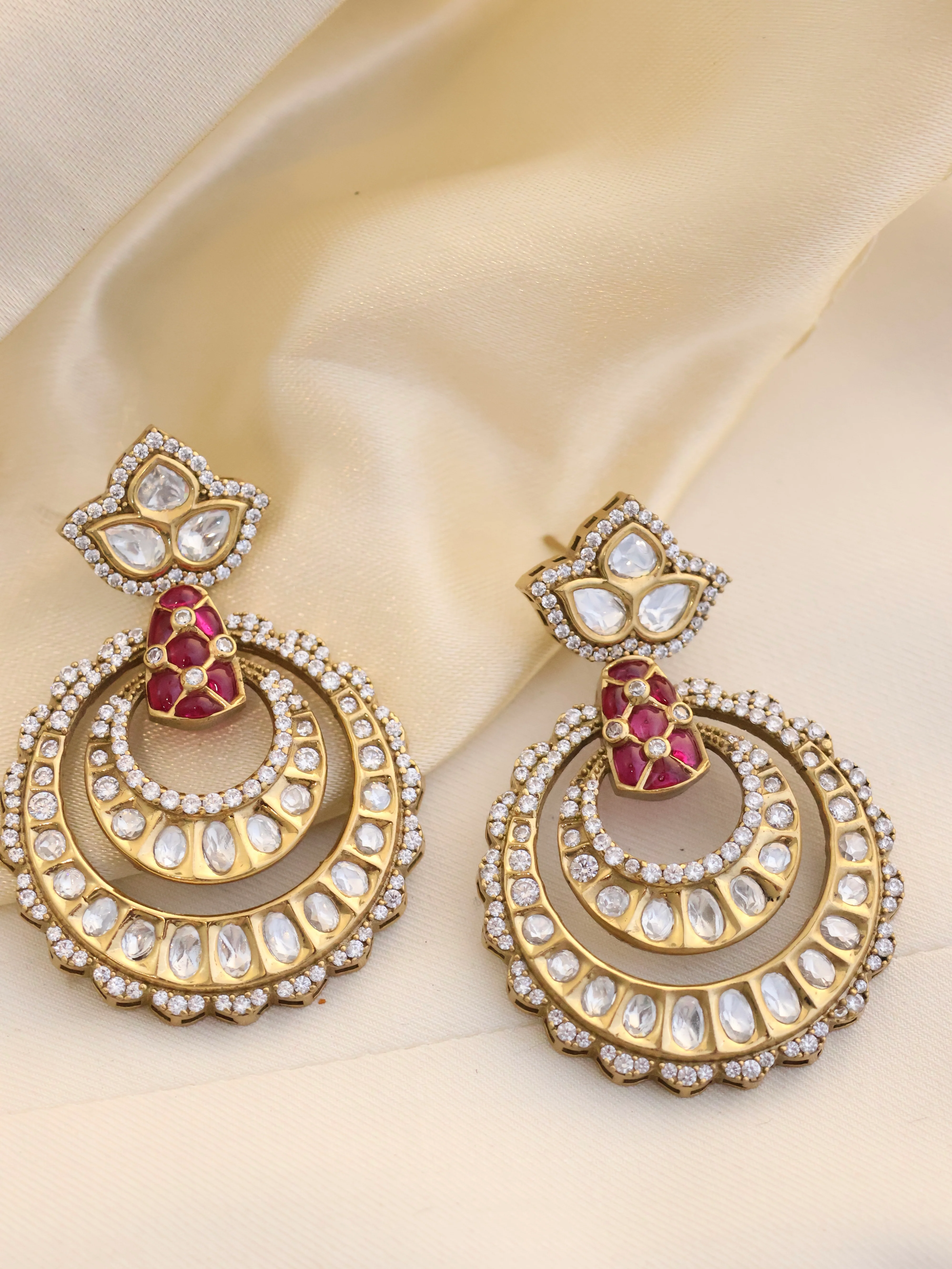 Luxury Chaandbali Earrings - Image 3