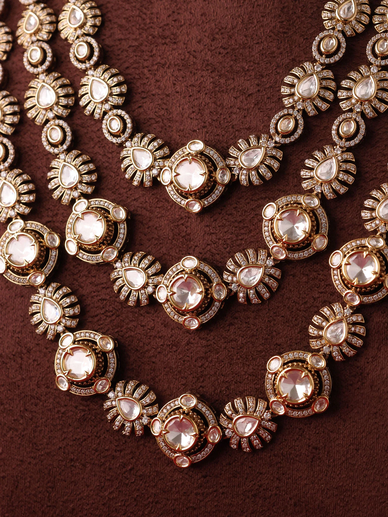 Maharani Noor Royale Layered Necklace Set - Image 2
