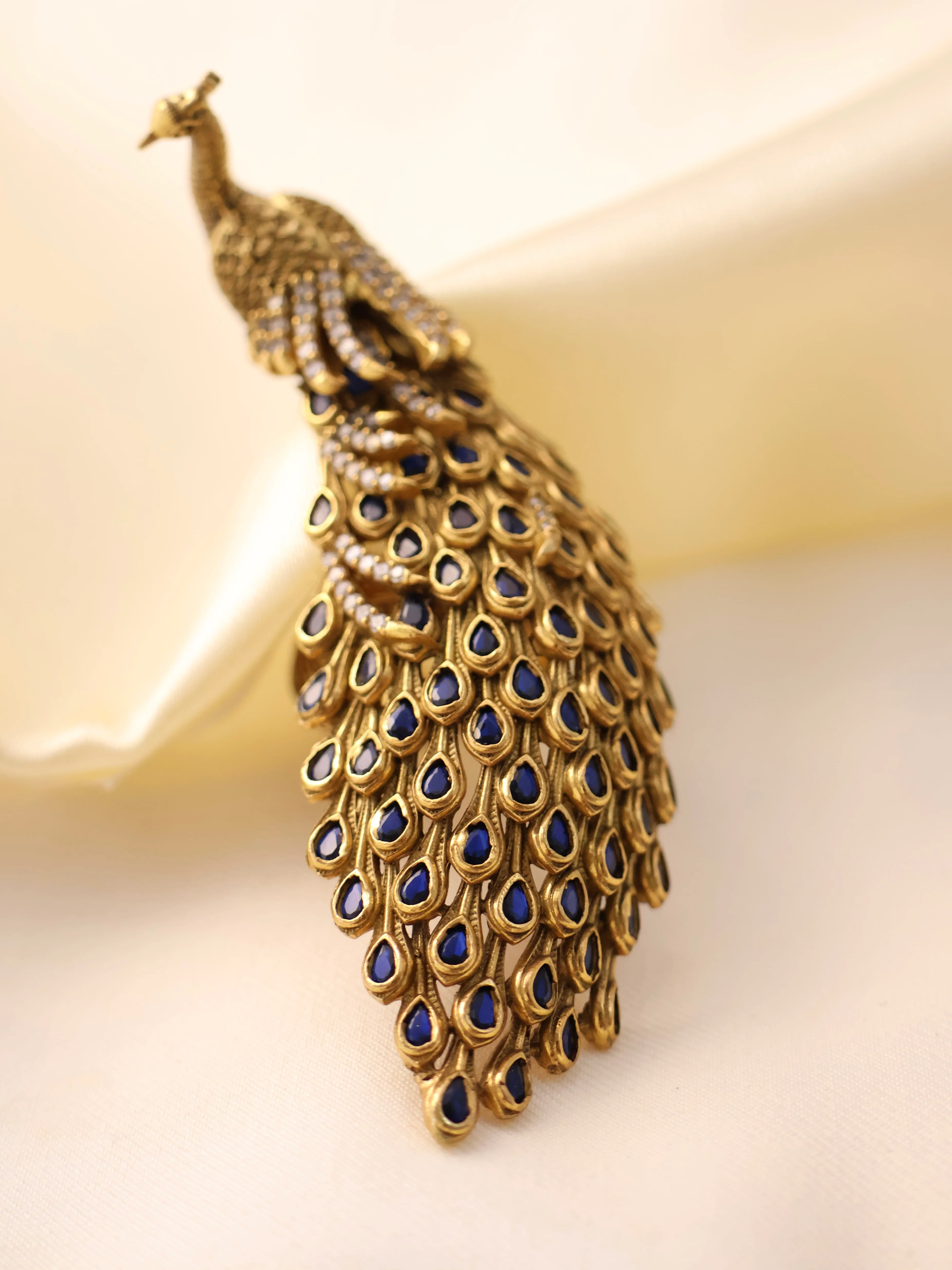Majestic Peacock Empress Ring -Free size - Image 3