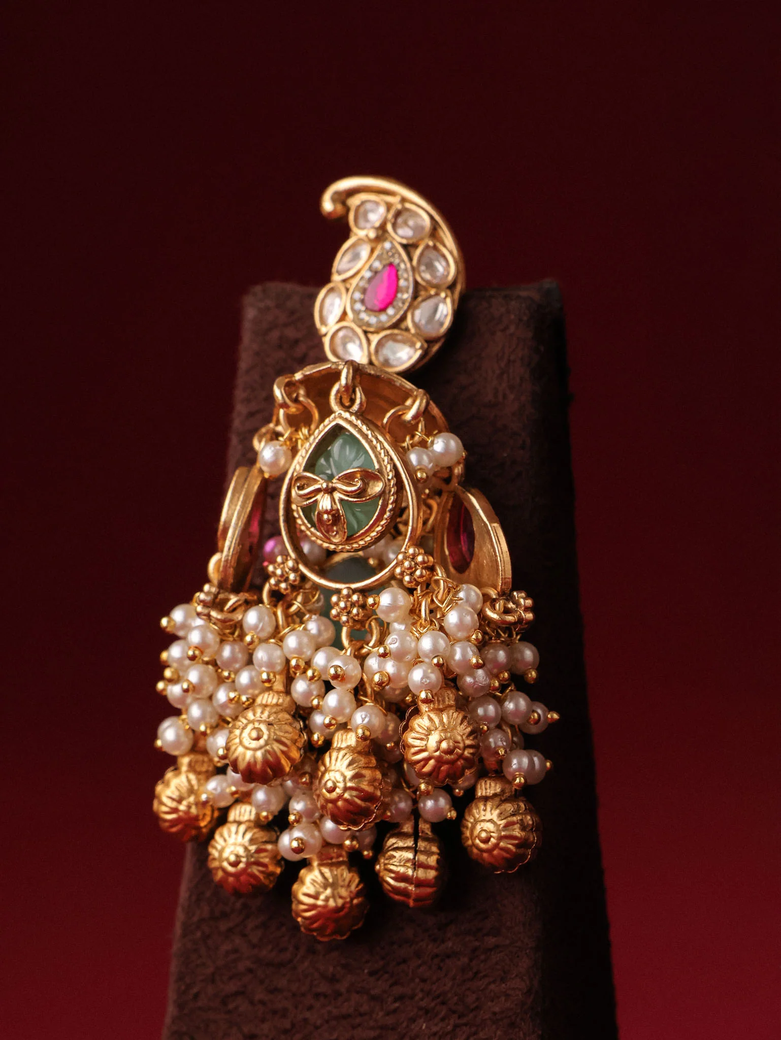 Mayura Rajwada Temple Haar Set - Image 3