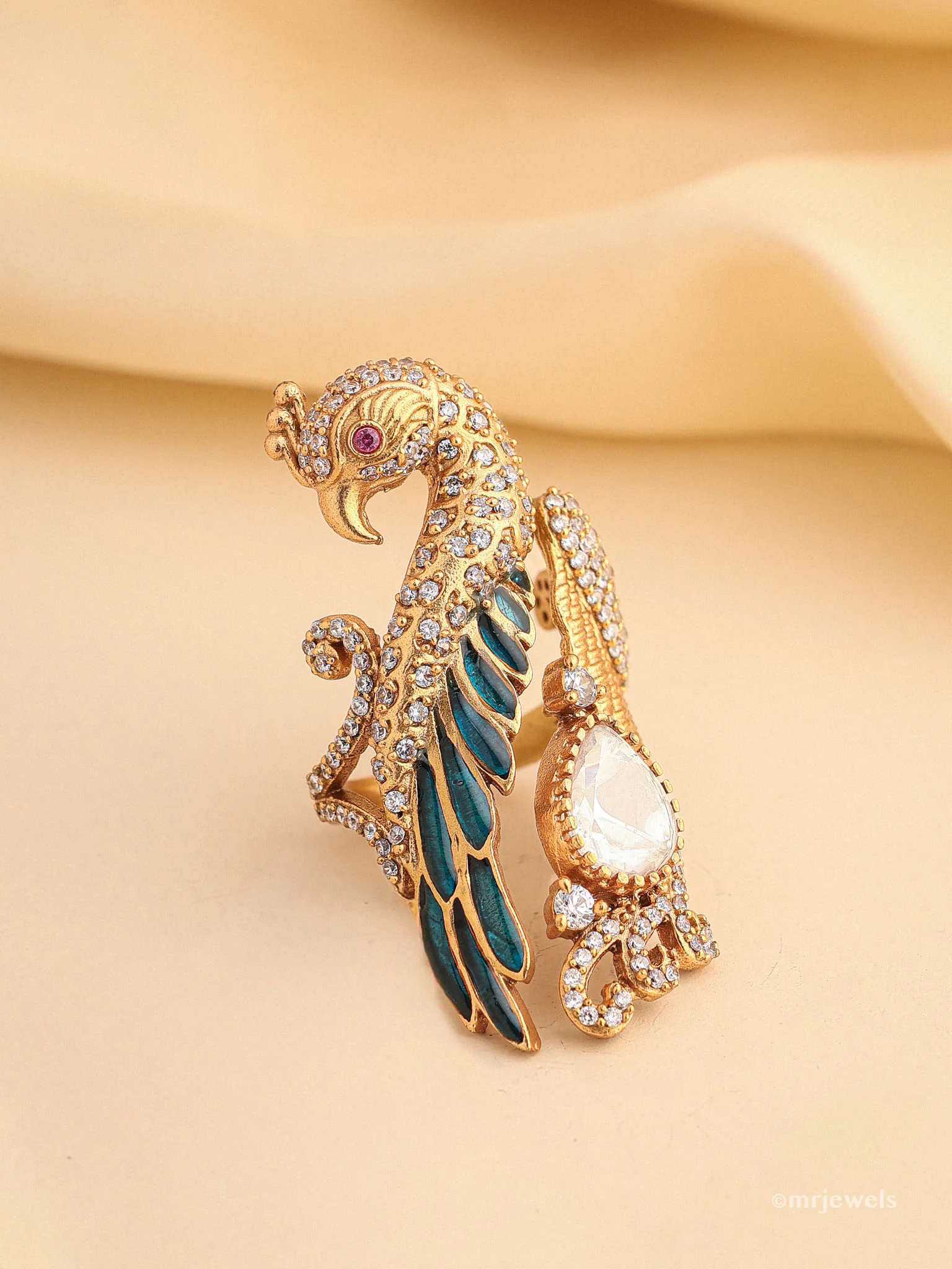 Mayura Royale Kundan Ring