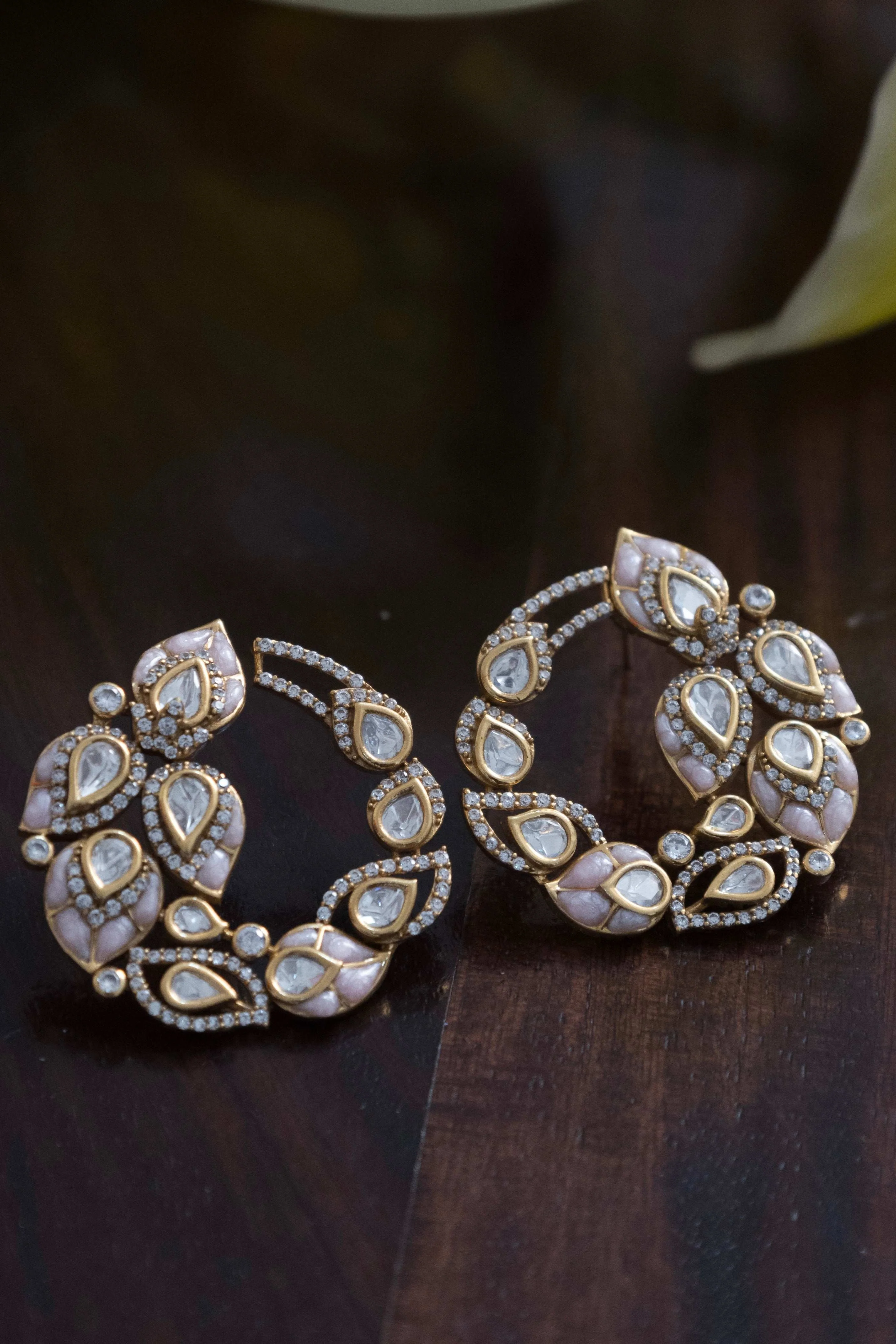 Meera Radiant Petal Hoops - Image 4