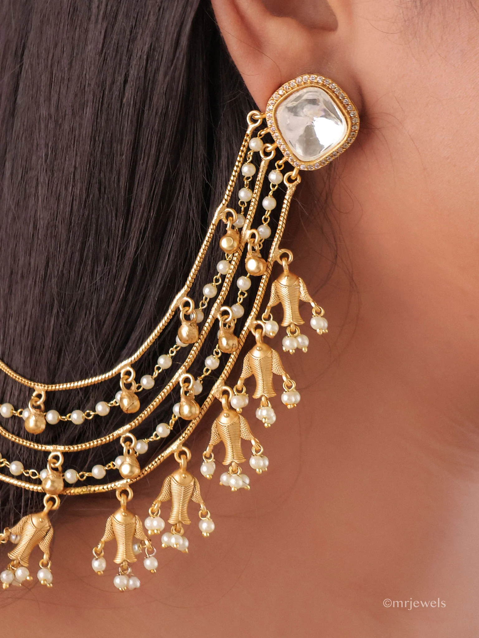 Meher Layered Hair Chain - Image 2