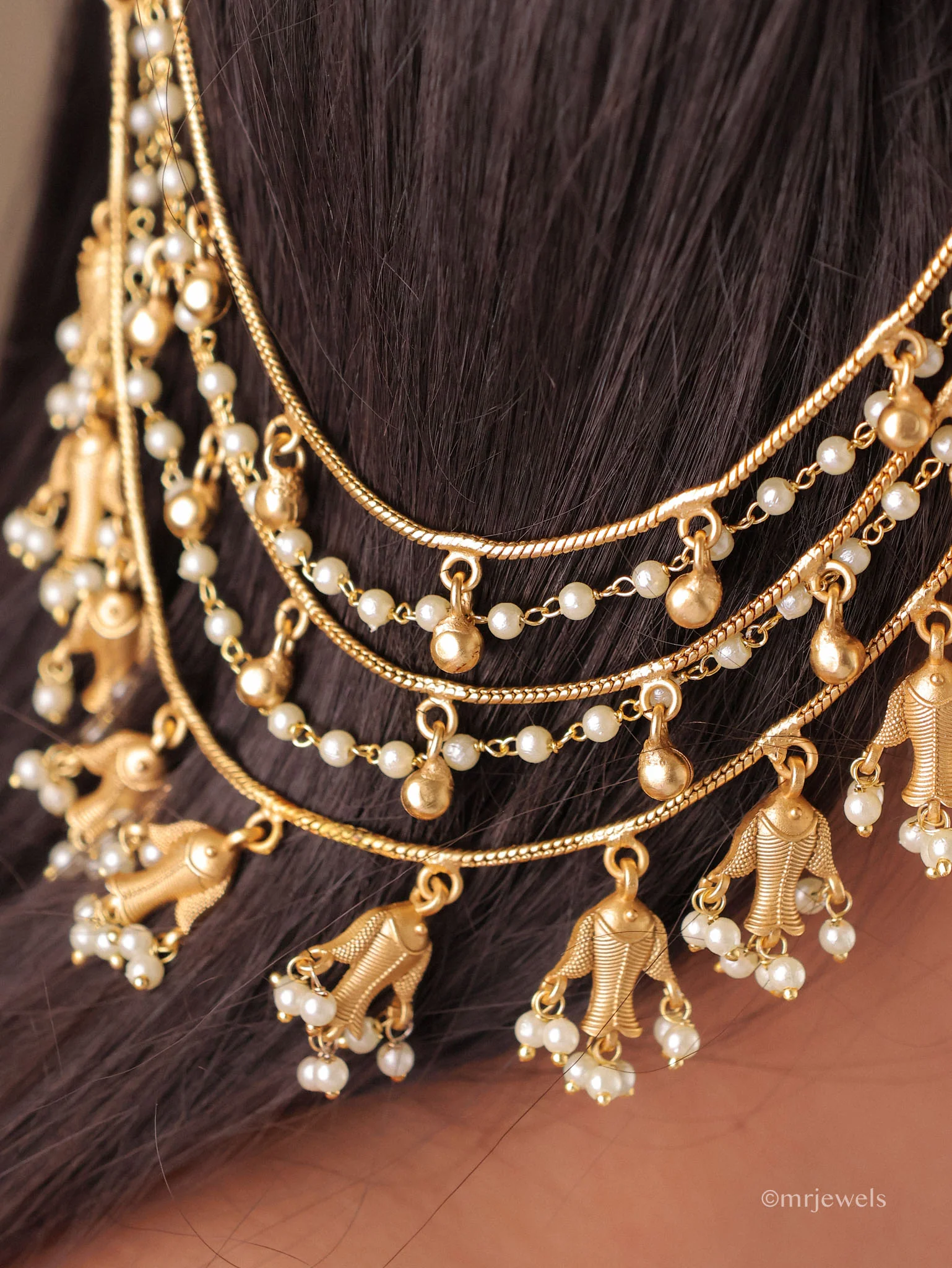 Meher Layered Hair Chain - Image 3