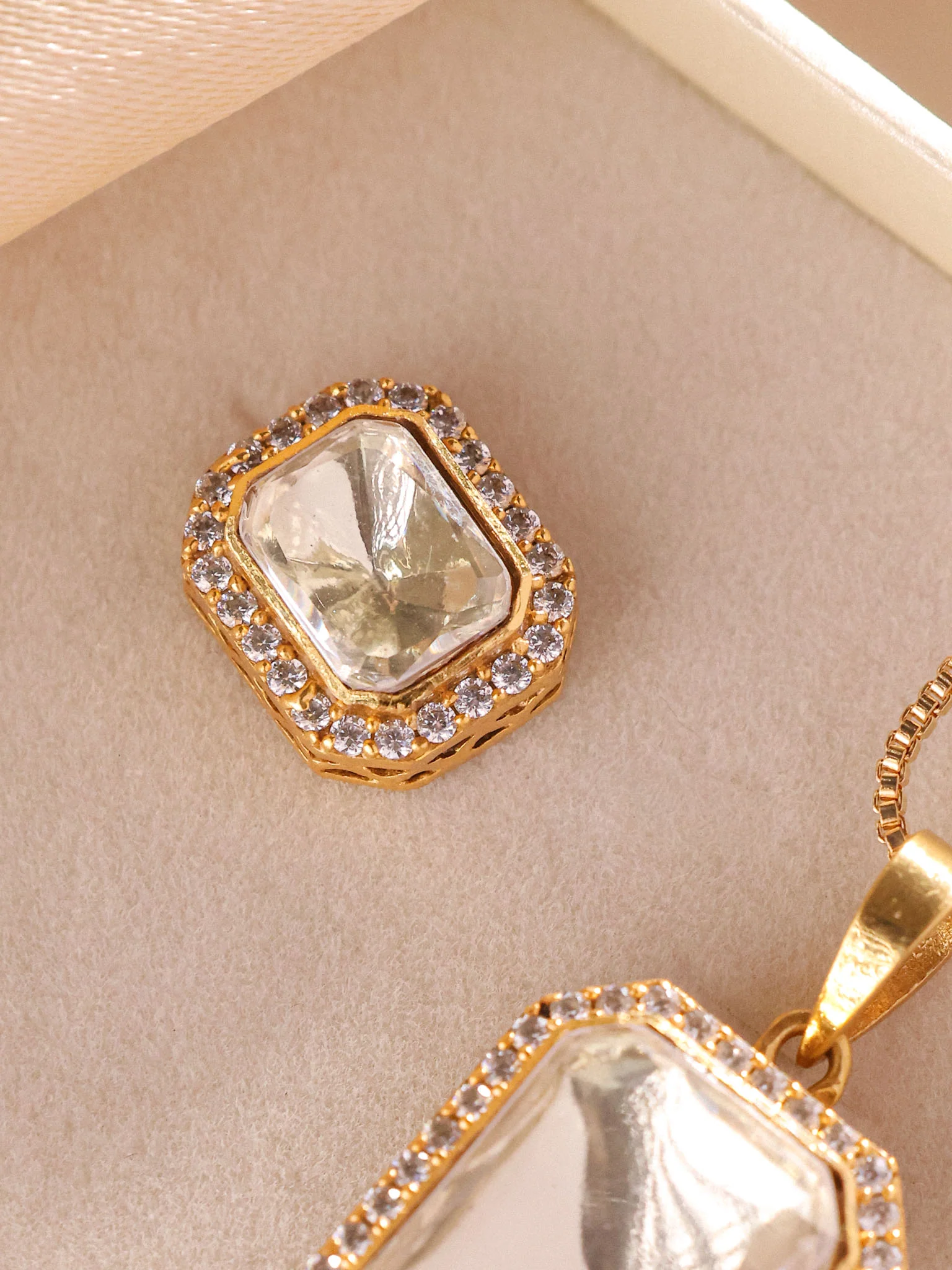 Mehr Moissanite Pendant Set - Image 5