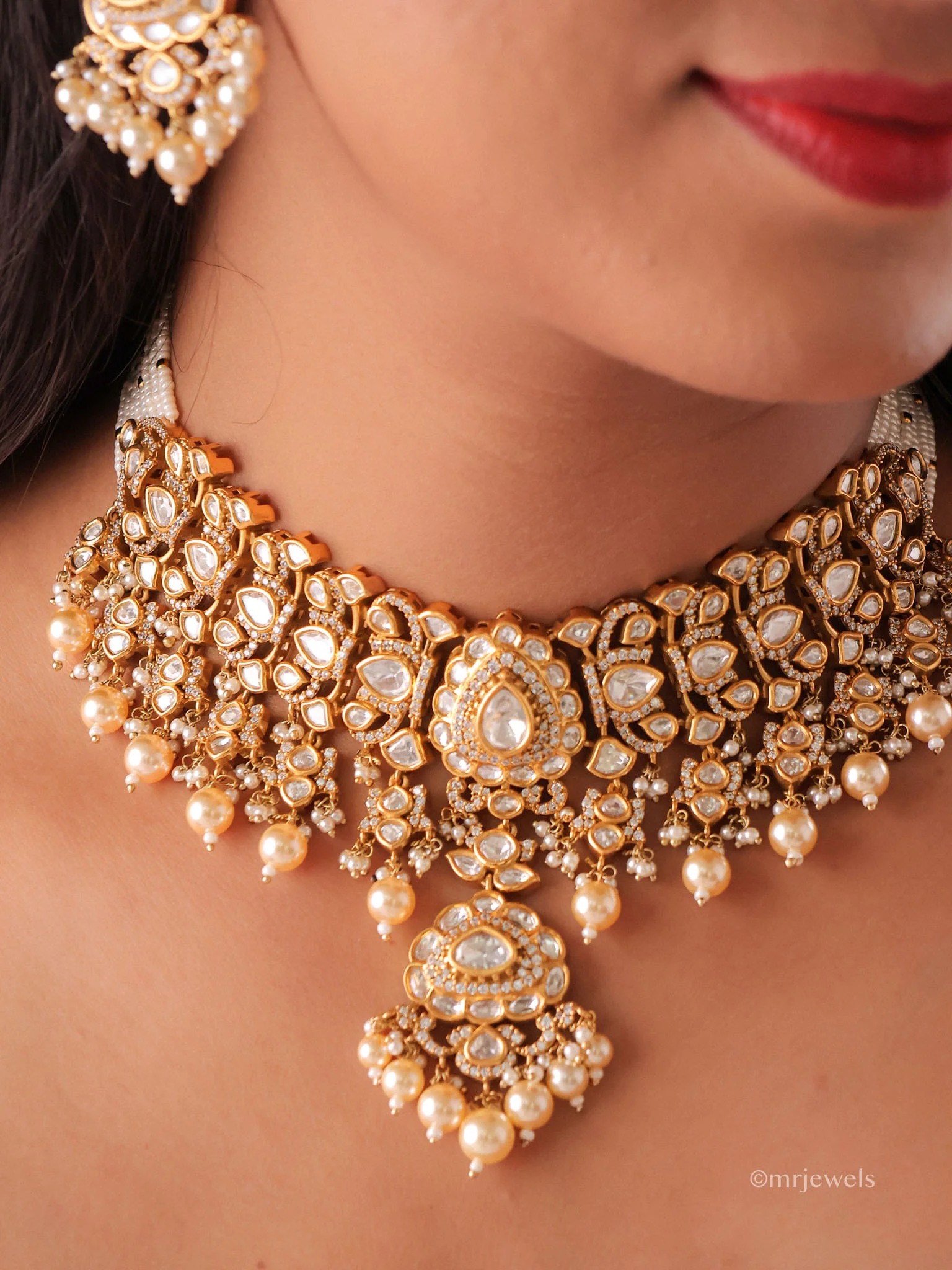 Mehrasa Polki Royal Set - Image 2