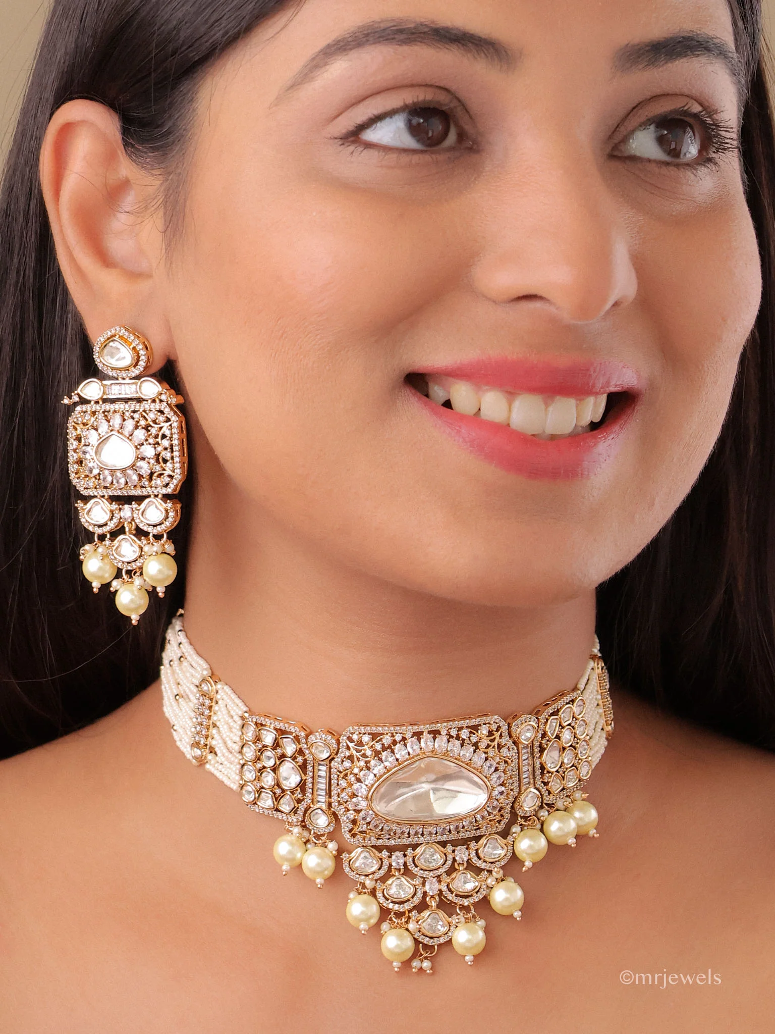Mehrunisa Statement Choker Set