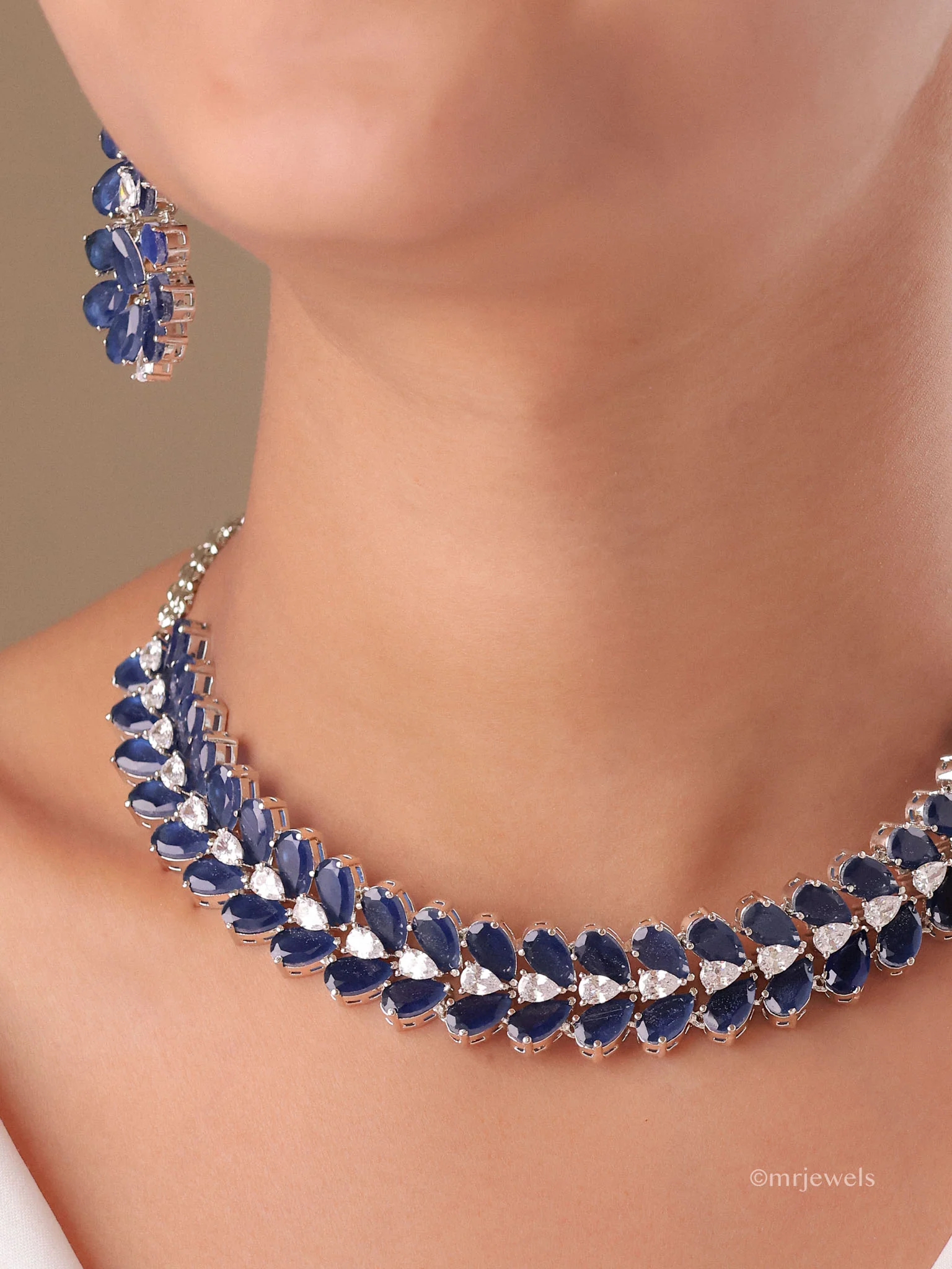 Midnight Sapphire Luxe Necklace Set - Image 2
