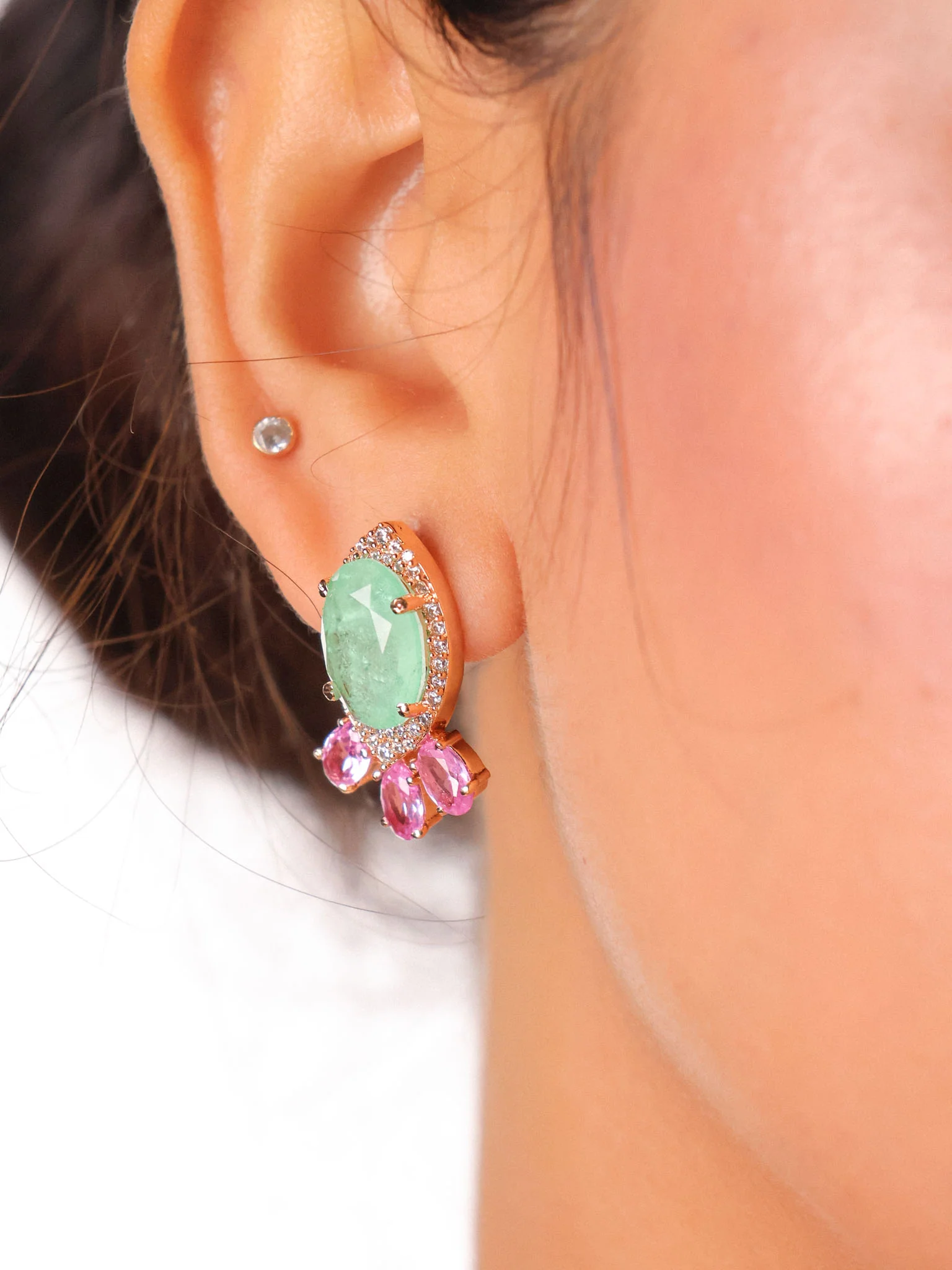 Mint Rosé Diadem Choker - Image 3