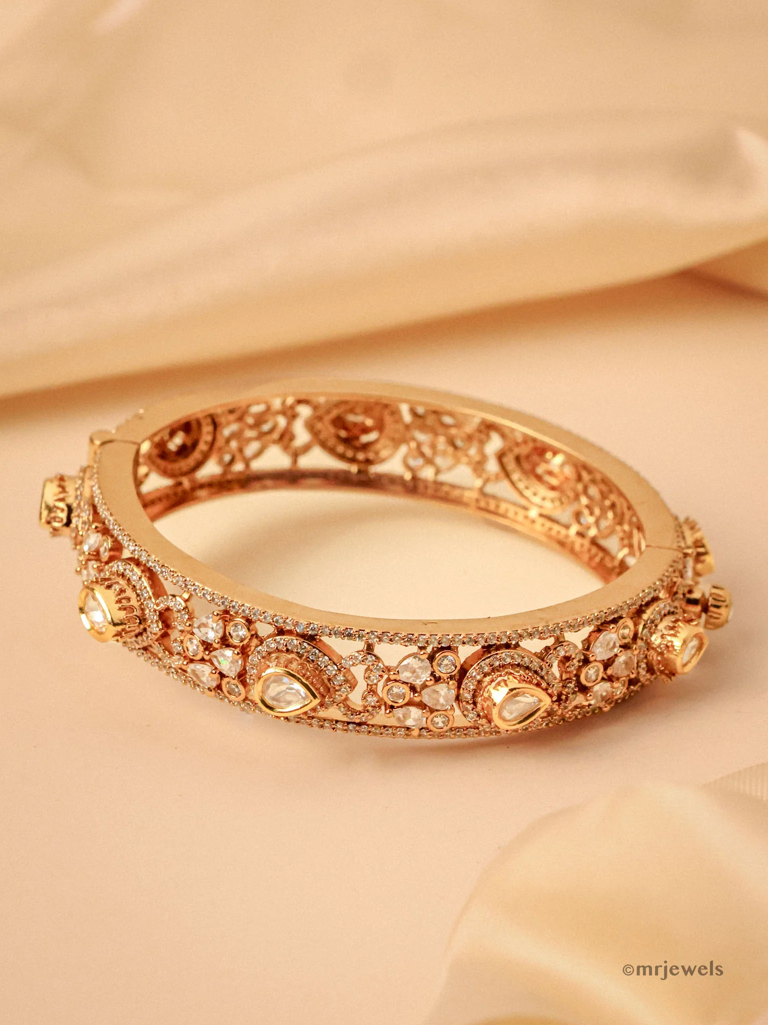 Moissanite Bangle / Kada Openable - Image 2