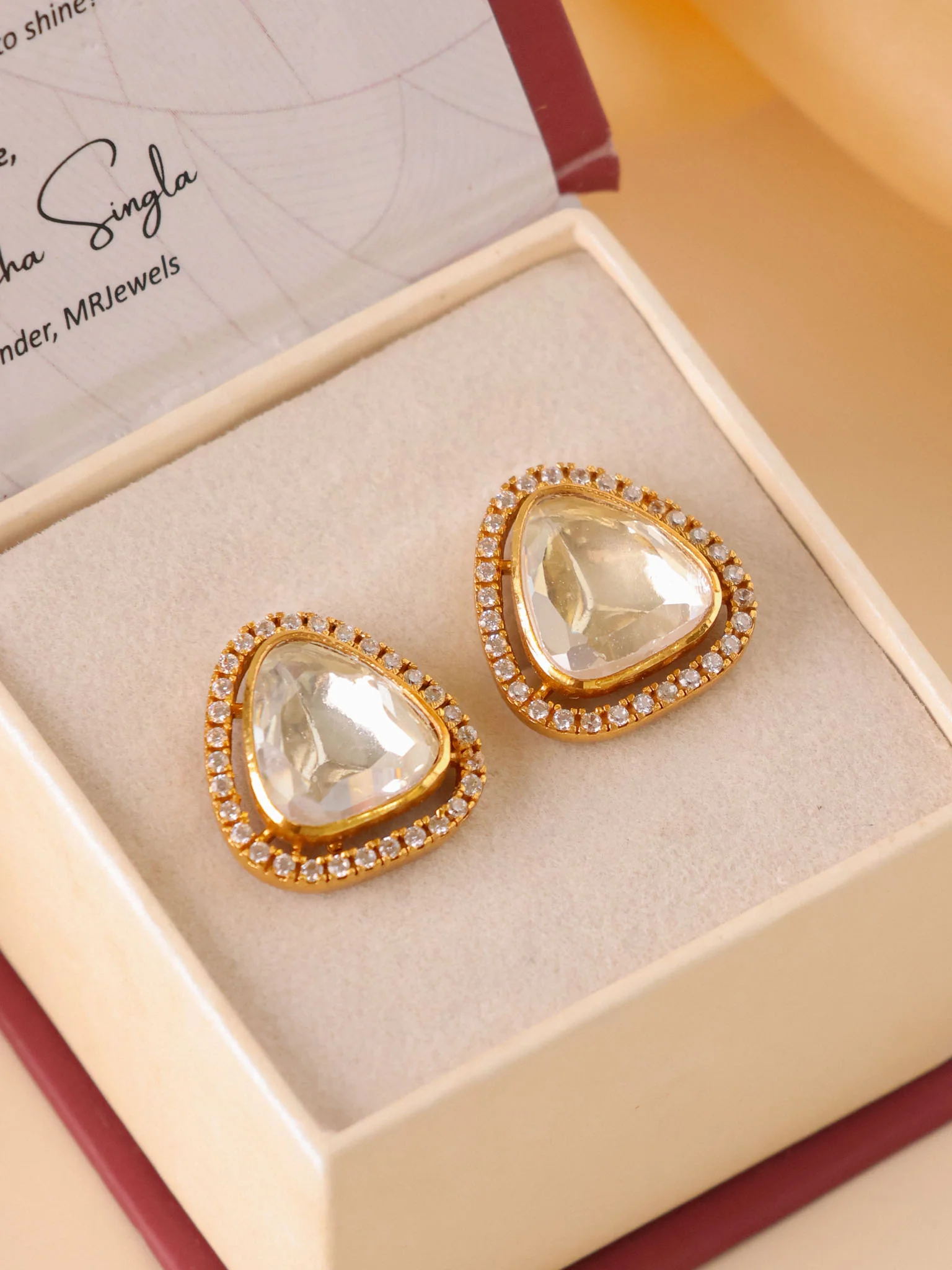 Moissanite Radiance Studs with Screw-Back