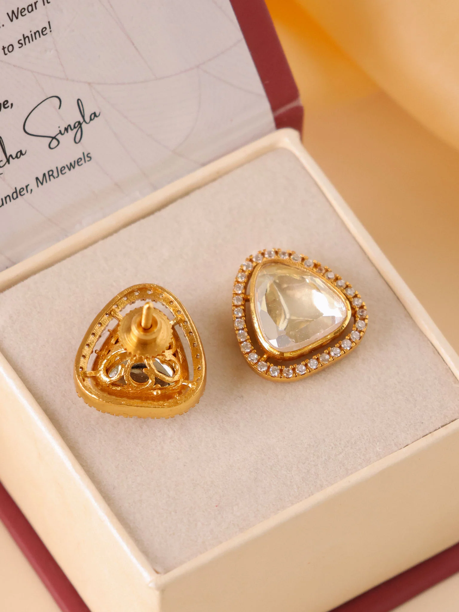 Moissanite Radiance Studs with Screw-Back - Image 2