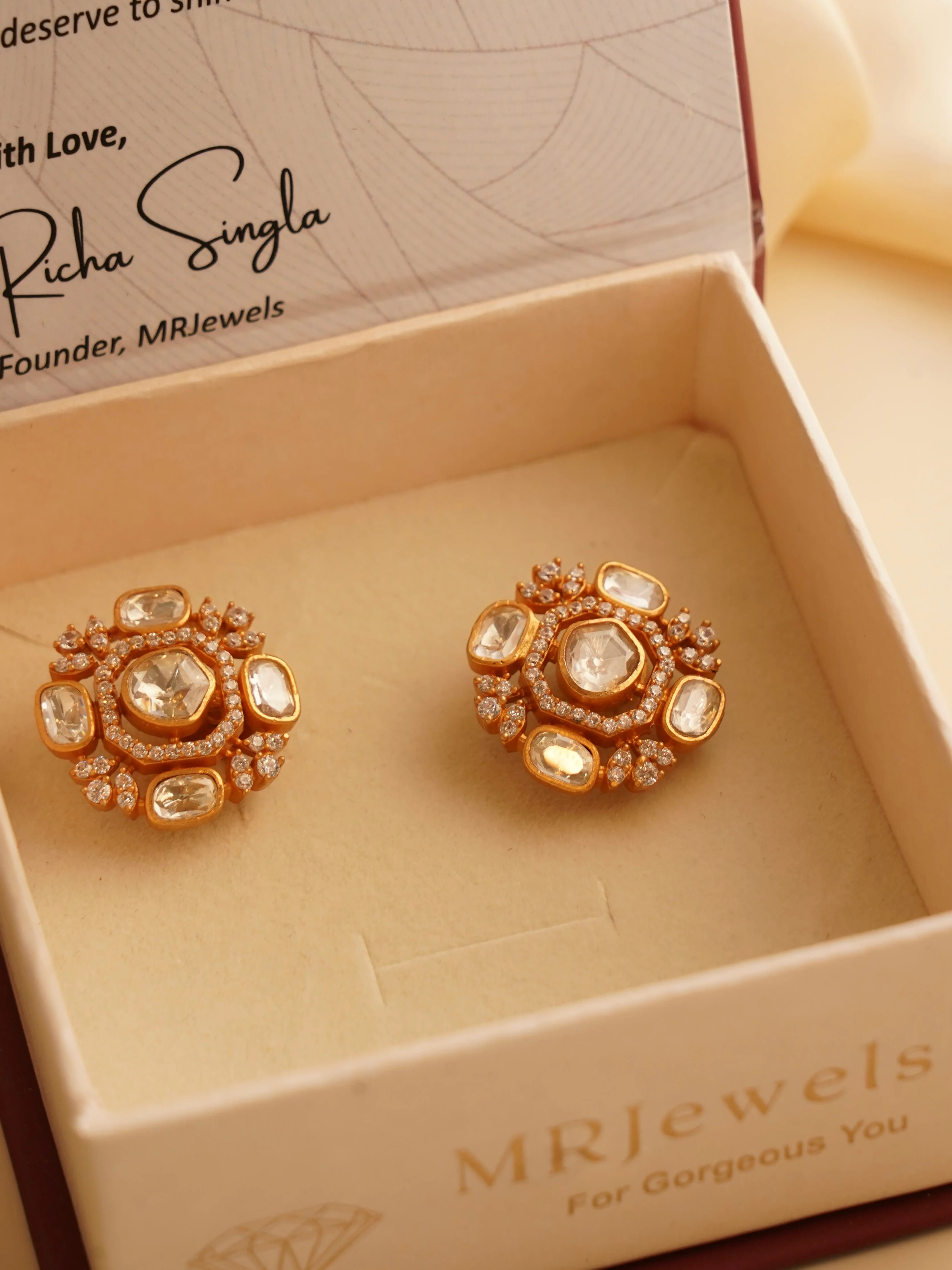 Moissanite  Studs – Screw Back