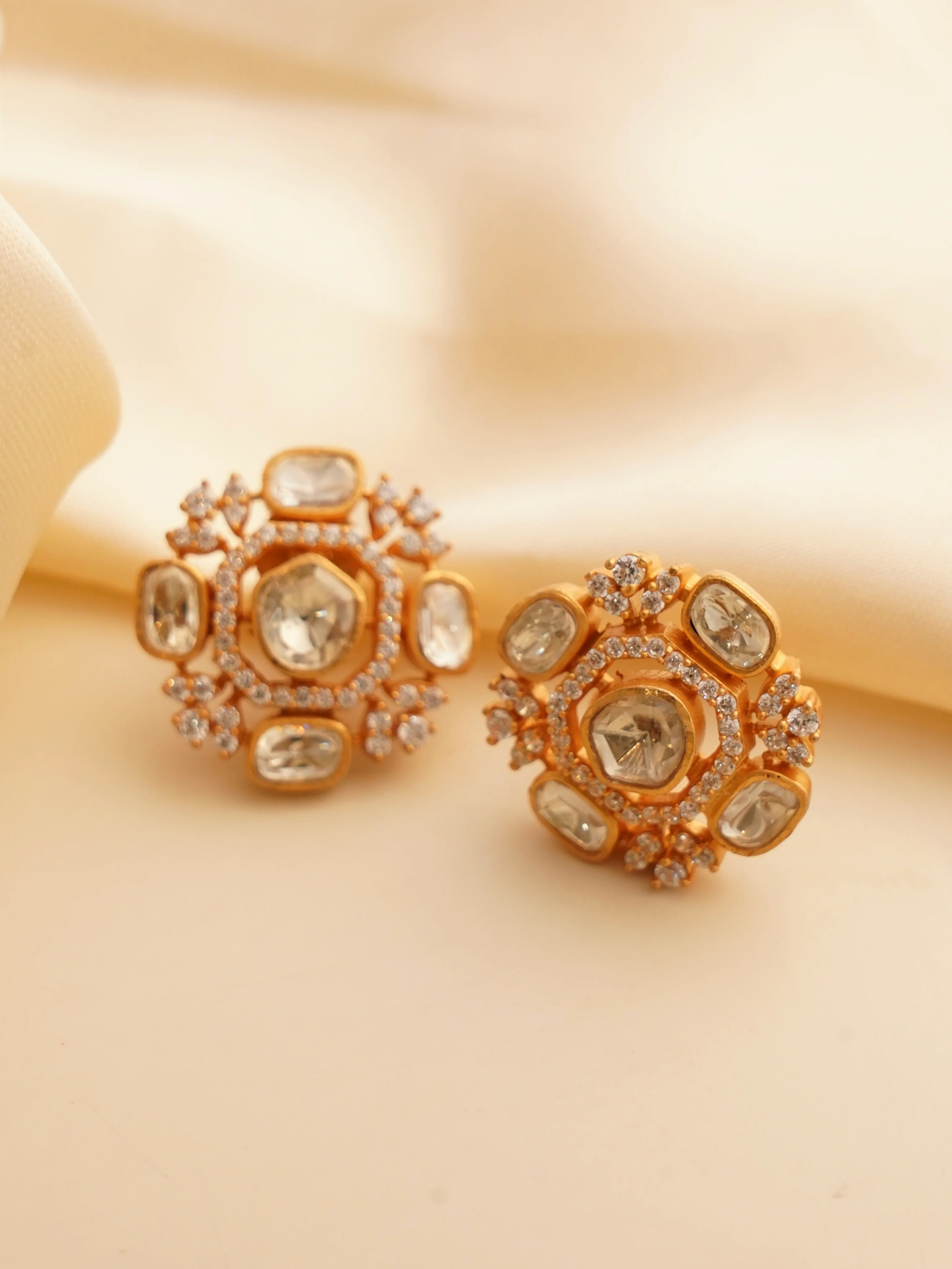 Moissanite  Studs – Screw Back - Image 3