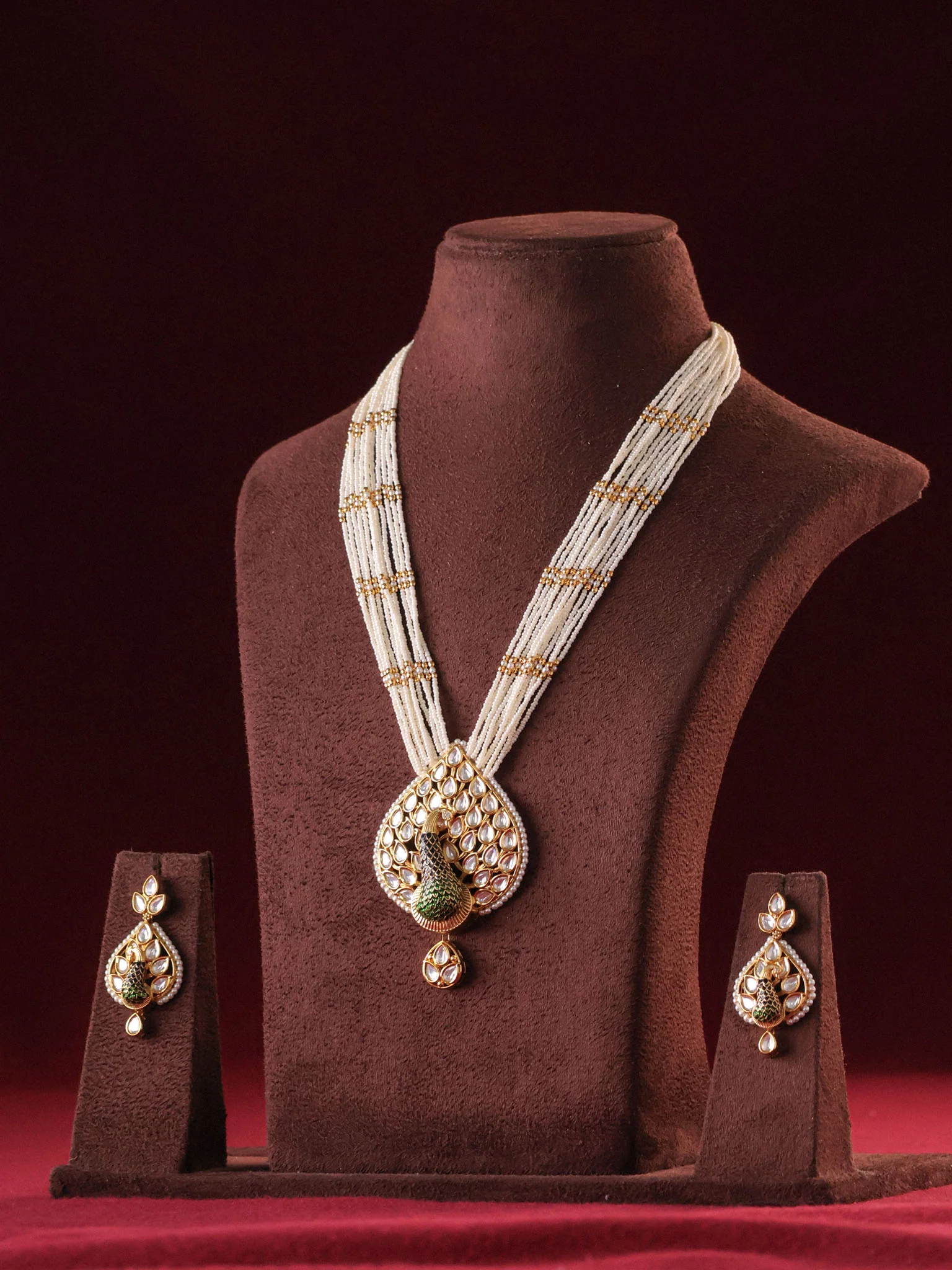Morbagh Polki Pearl Mala Set