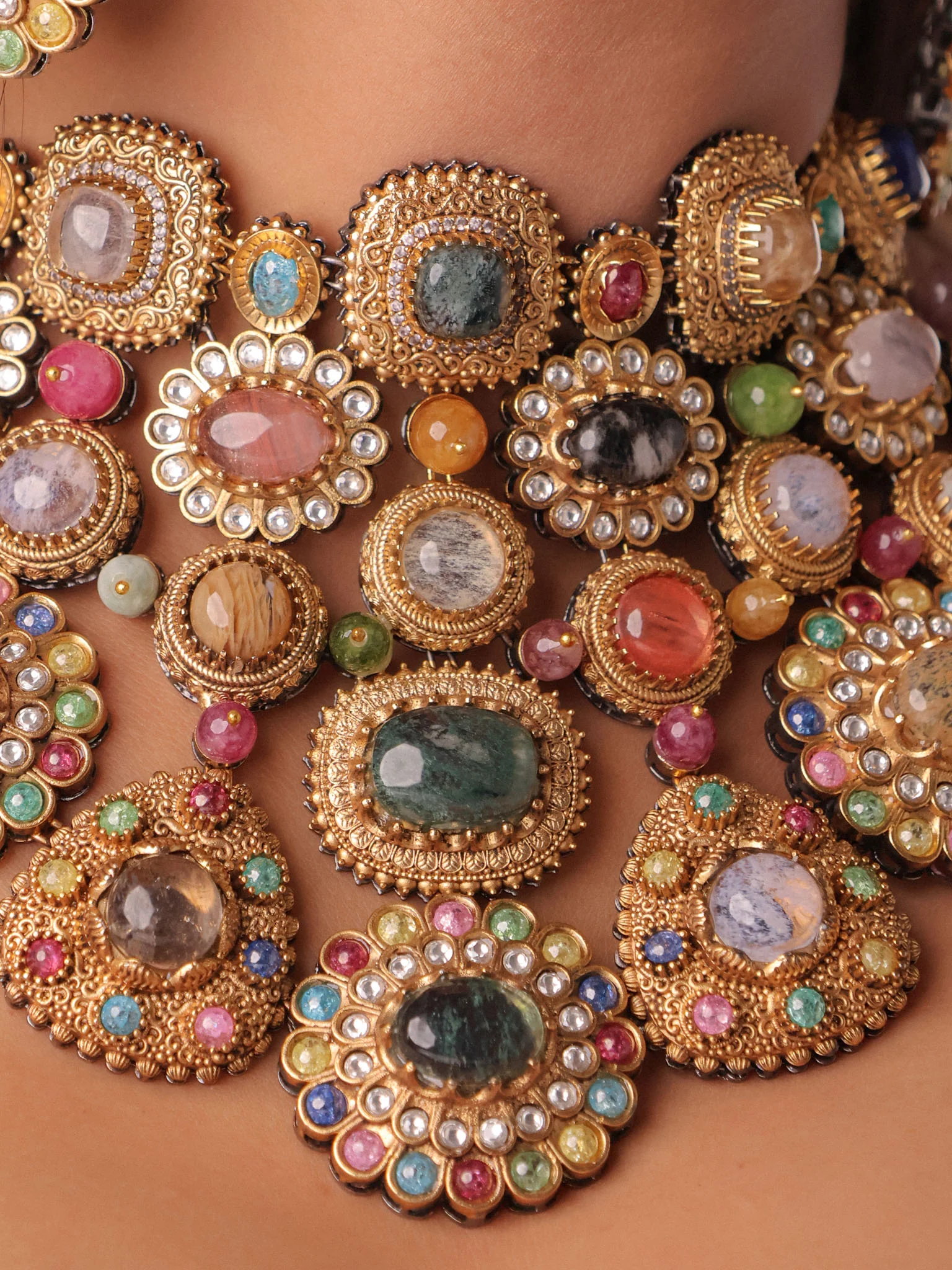 Navrasa Heirloom Couture Choker Set - Image 2