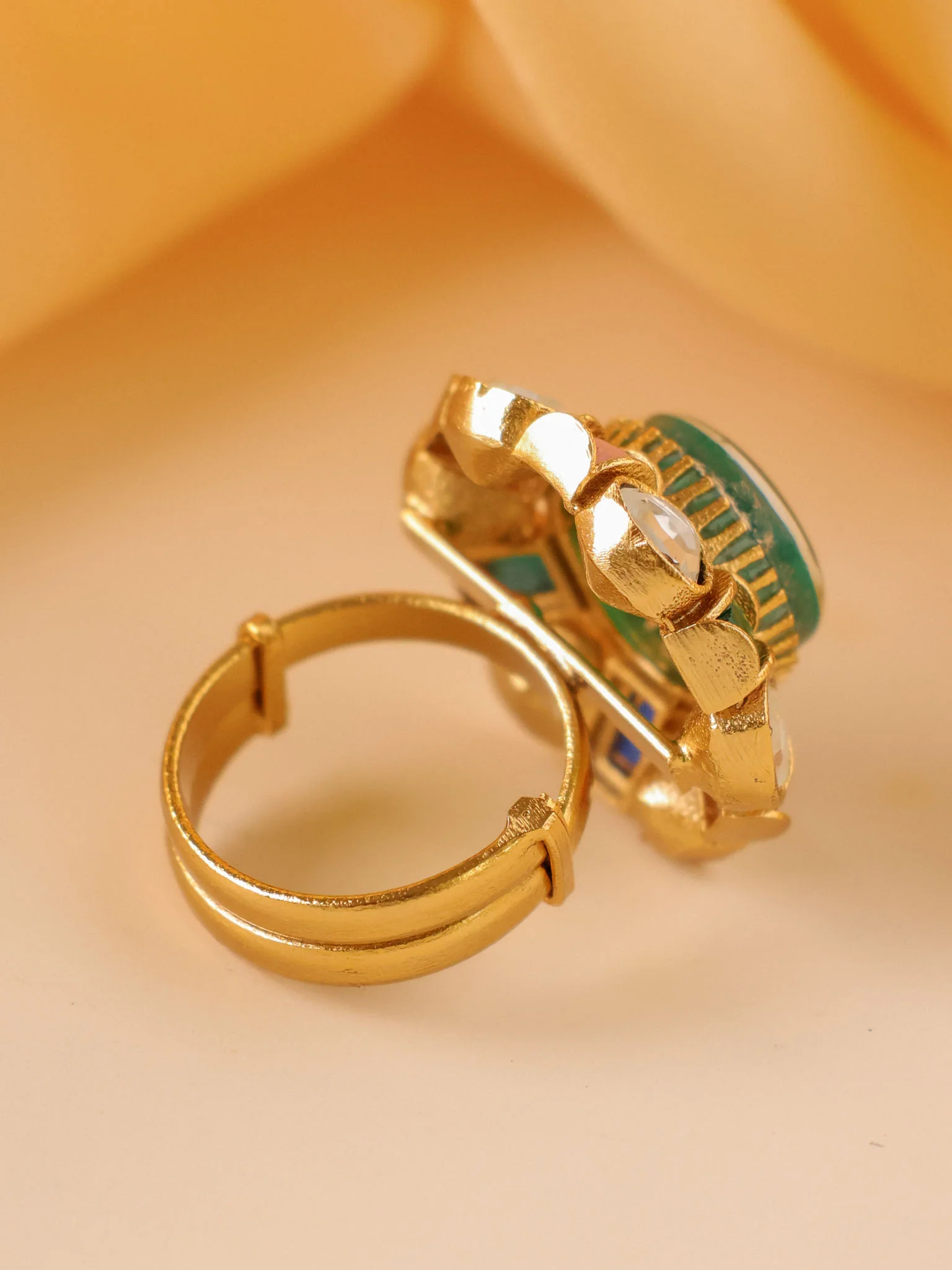 Navratna Aura Statement Ring - Image 2