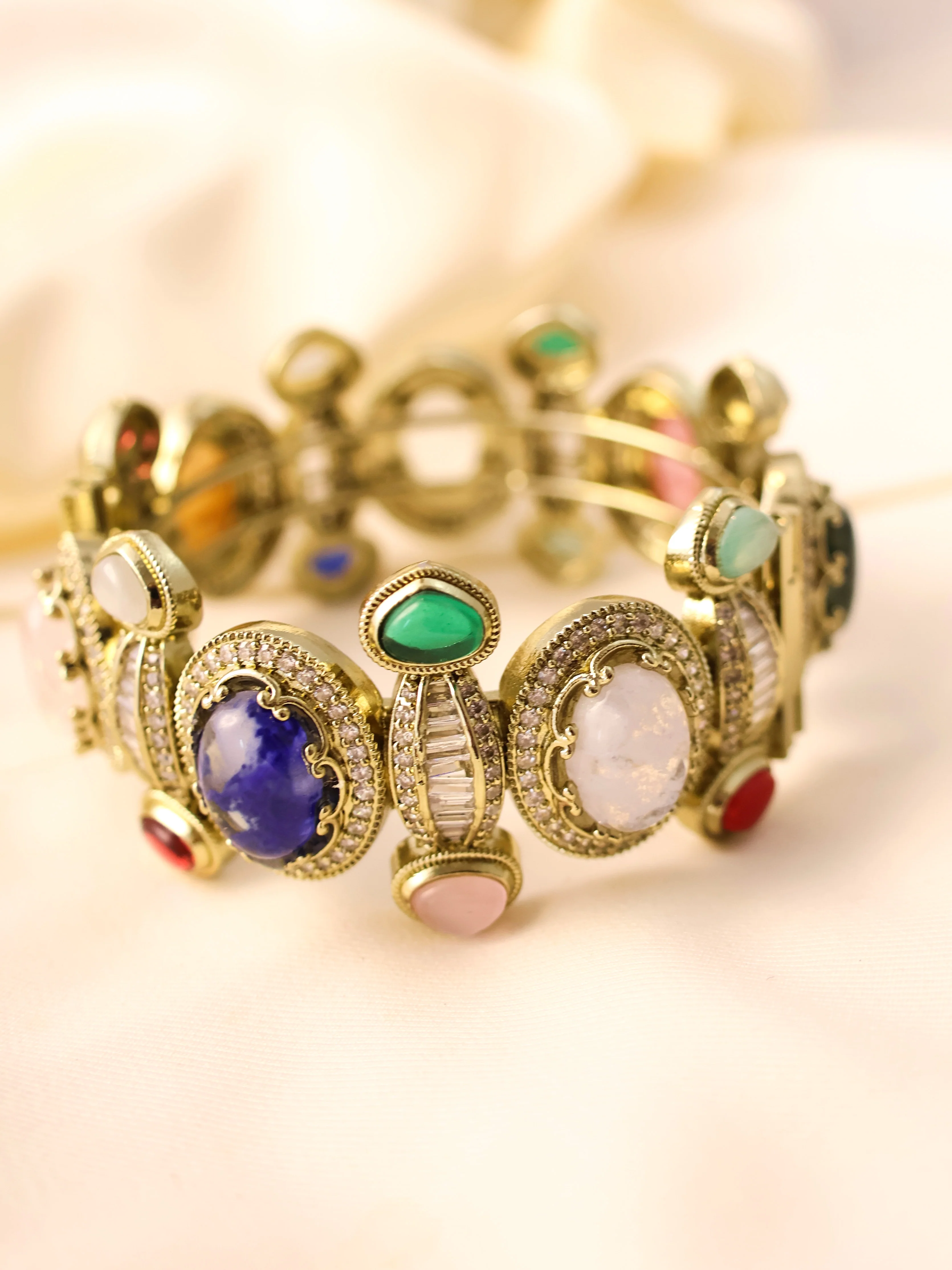 Navratna Royale Heirloom kada – A Sabyasachi-Inspired Masterpiece - Image 3