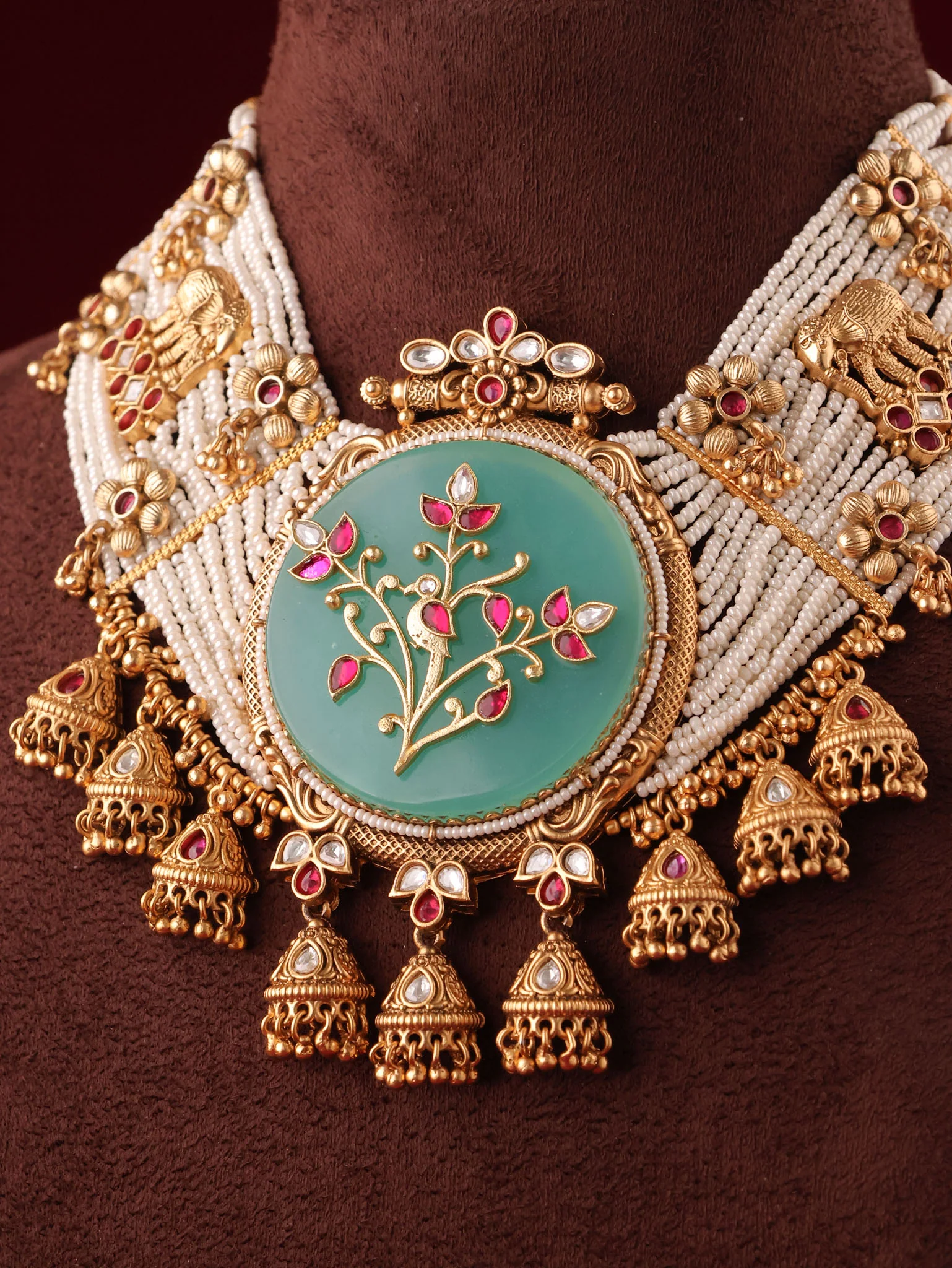 Nayantara Jhumki Choker Set - Image 2