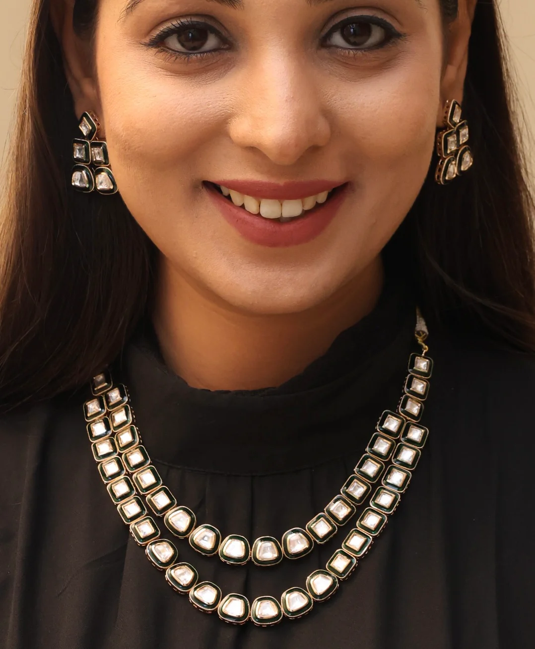 Niti Designer Polki Necklace set